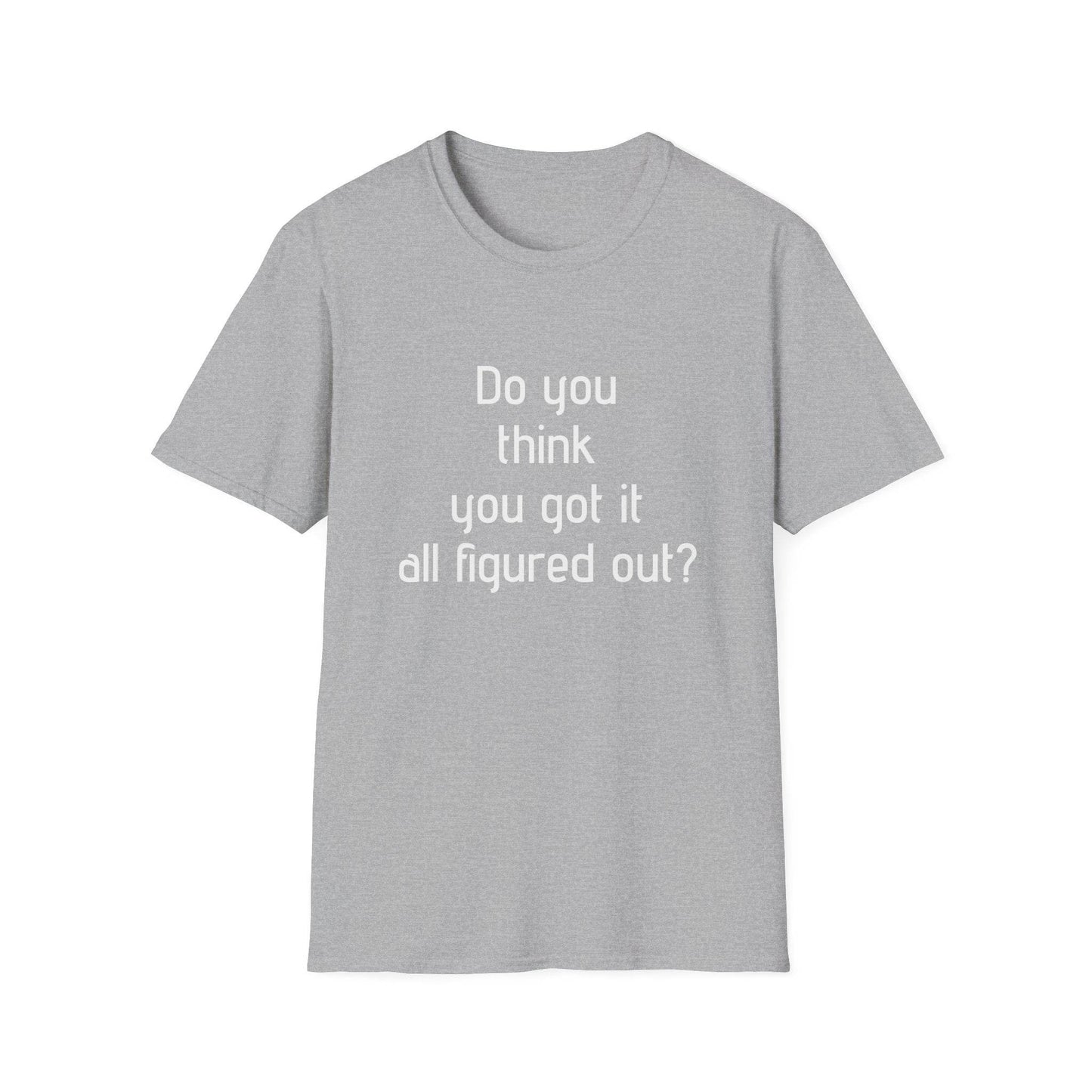 Unisex Softstyle T-Shirt - 'Think Again' - The Dreamer's Bookshop.
