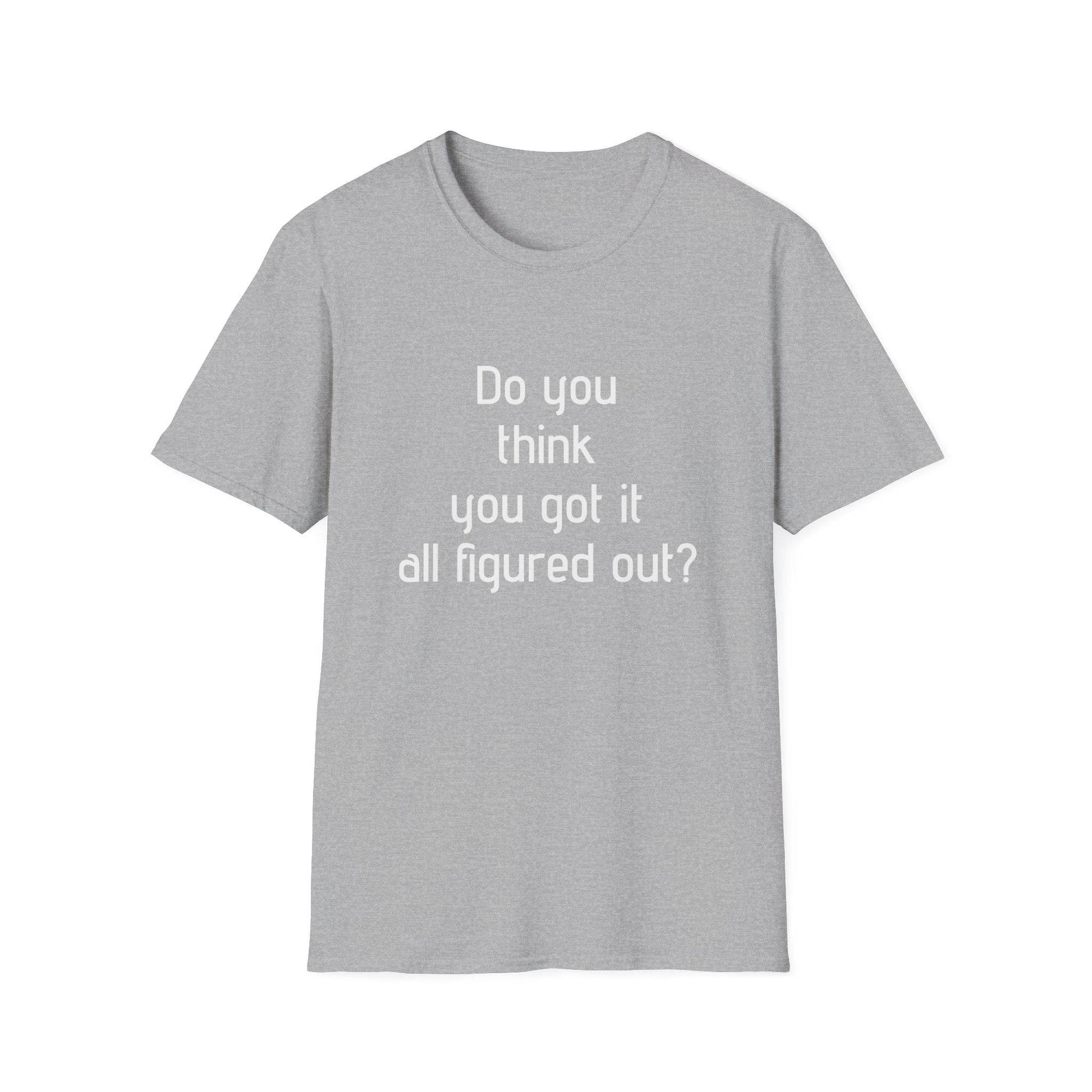 Unisex Softstyle T-Shirt - 'Think Again' - The Dreamer's Bookshop.