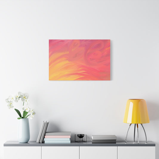 Pastel Dream Canvas *Hot Flares* Visual Poetry