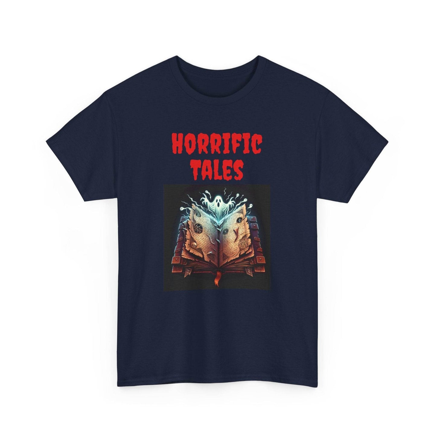 Horrific Tales - A Unisex Heavy Cotton Tee - Perfect Gift for Book Lovers - The Dreamer's Bookshop.