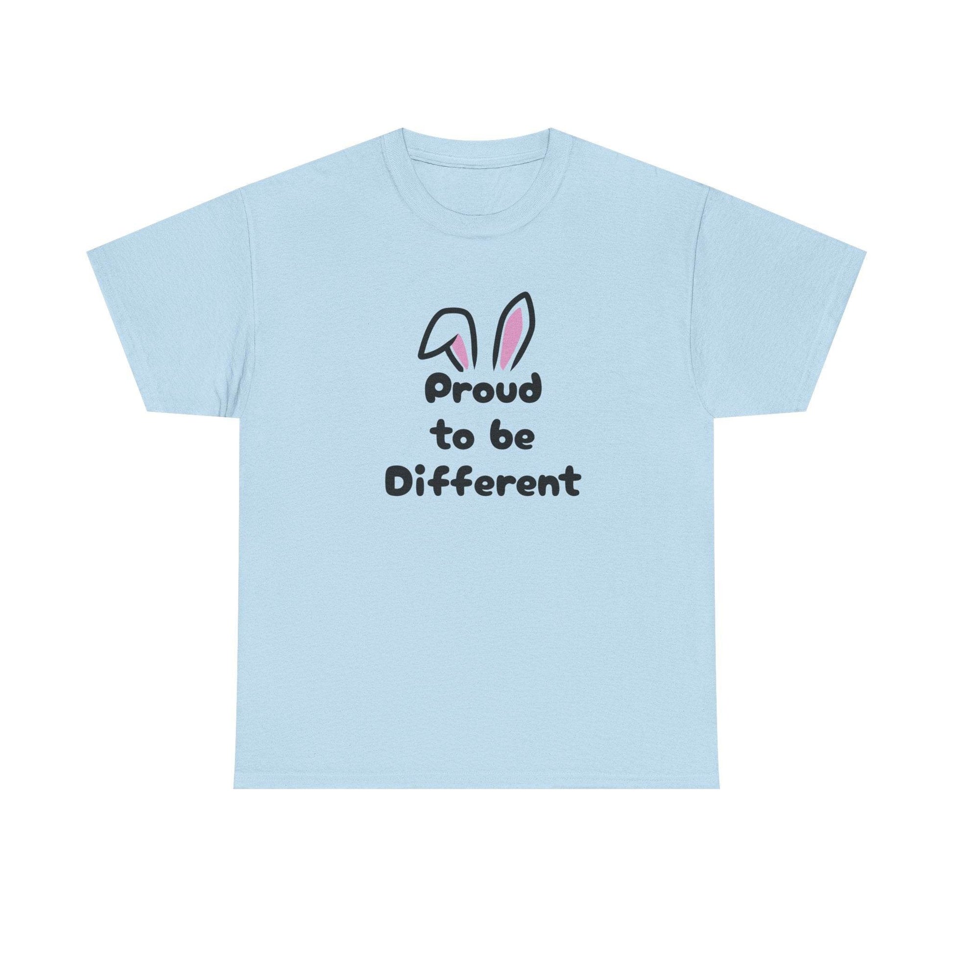 Proud to be Different Unisex Heavy Cotton Tee - Celebrate Individuality & Self-Expression - The Dreamer's Bookshop.