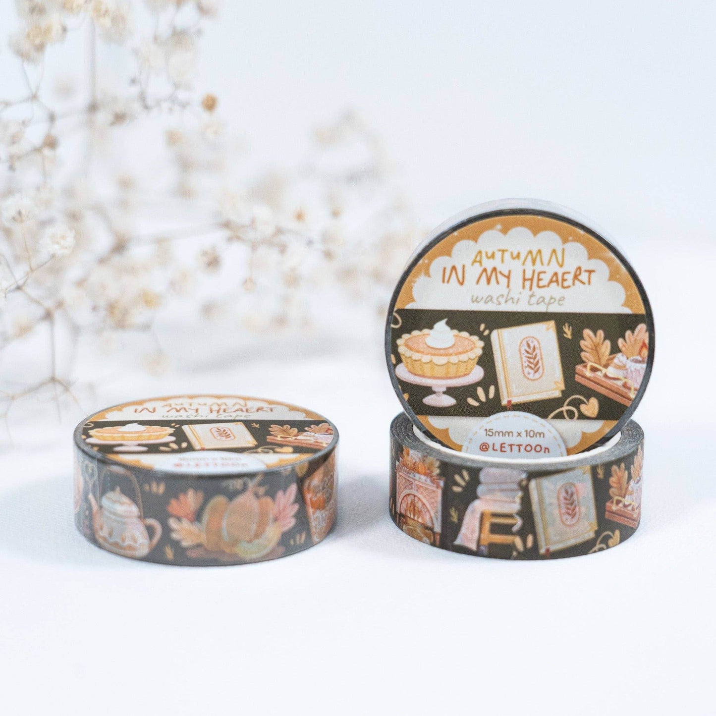 LETTOOn - Washi Tape - Herfst in mijn hart - The Dreamer's Bookshop.