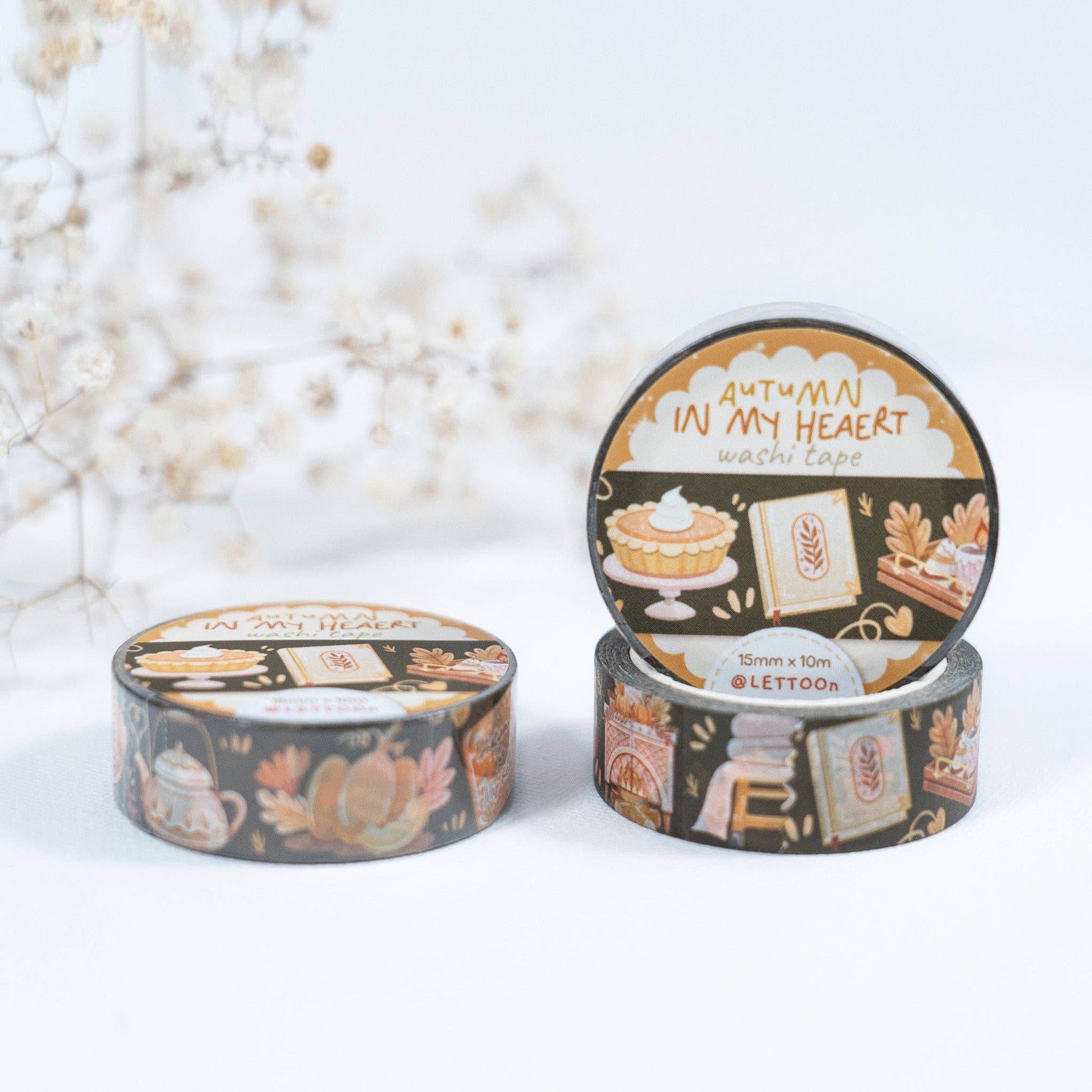 LETTOOn - Washi Tape - Herfst in mijn hart - The Dreamer's Bookshop.