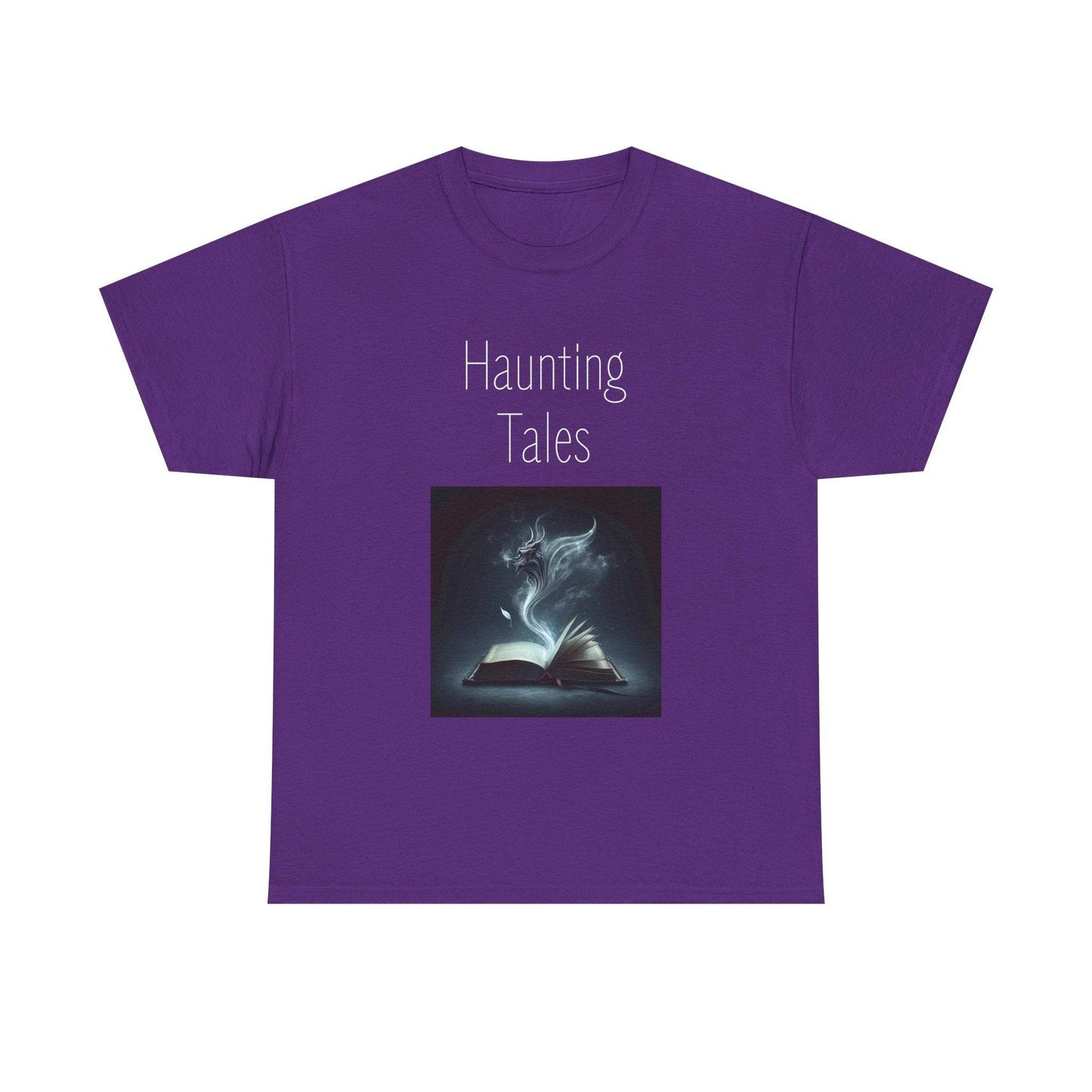 Haunting Tales - A Unisex Heavy Cotton Tee - Perfect for Book Lovers - The Dreamer's Bookshop.