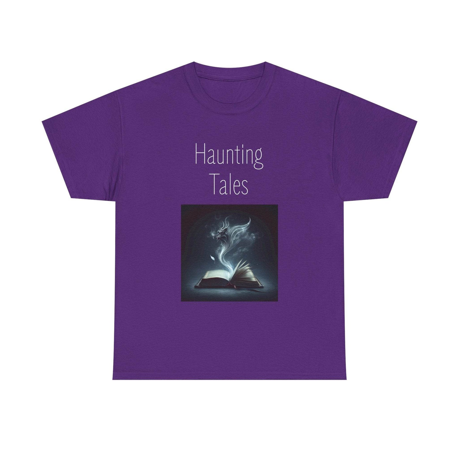 Haunting Tales - A Unisex Heavy Cotton Tee - Perfect for Book Lovers - The Dreamer's Bookshop.
