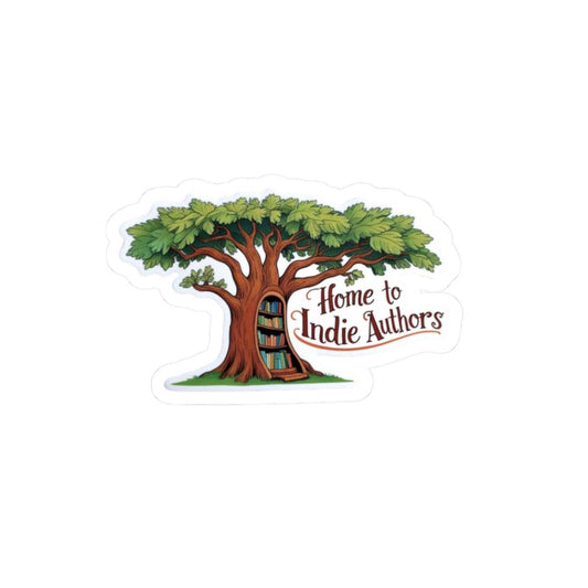 Home to Indie Authors Kiss-Cut Stickers | Book Lover Gift | Literary Decor - The Dreamer's Bookshop.