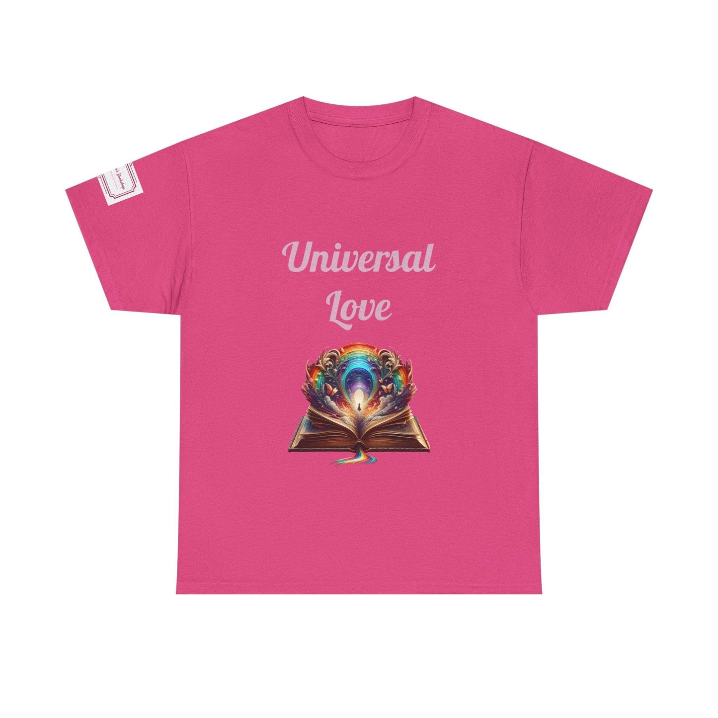 Universal Love - Graphic Unisex Heavy Cotton Tee - Queer Romance Books - The Dreamer's Bookshop.