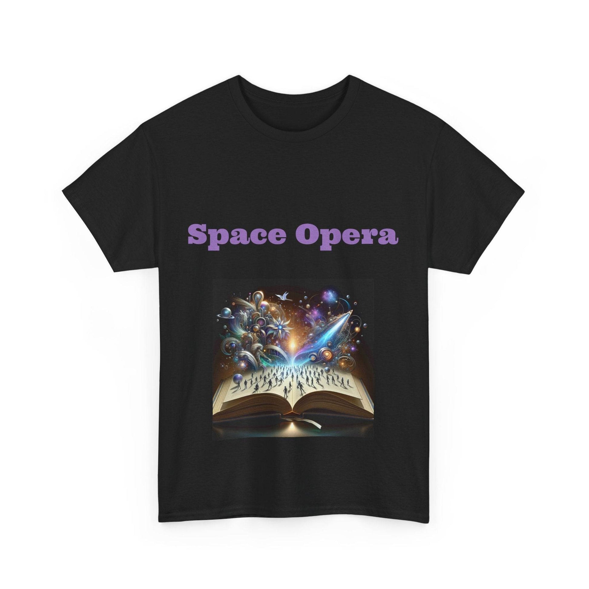 Space Opera - Unisex Heavy Cotton Tee - Sci-Fi Books - The Dreamer's Bookshop.