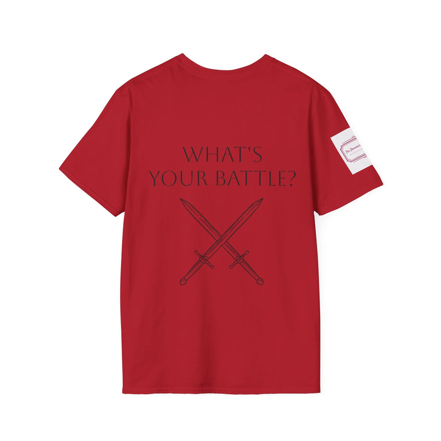 Anxiety Warrior Unisex Softstyle T-Shirt - Empowering Battle Against Mental Health