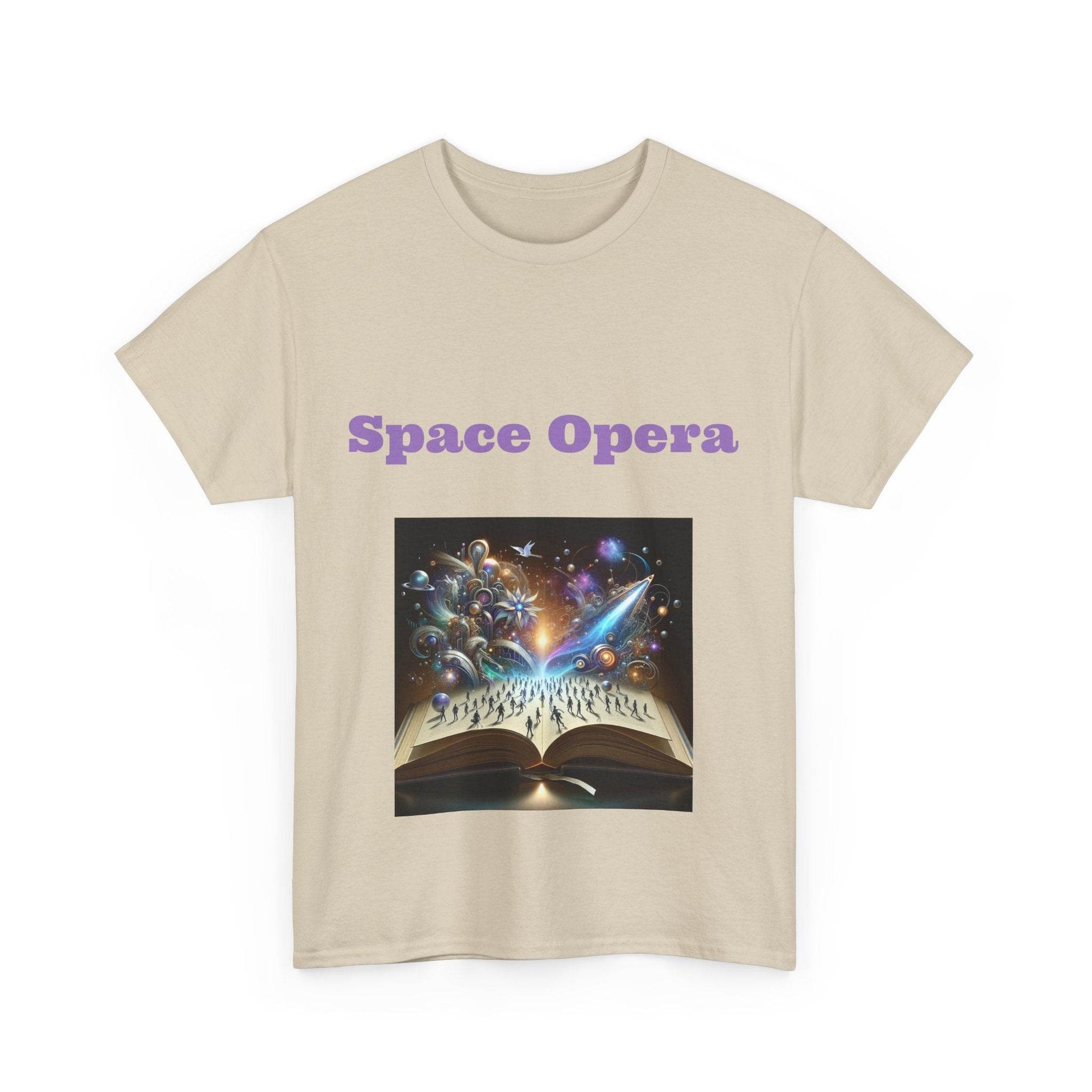 Space Opera - Unisex Heavy Cotton Tee - Sci-Fi Books - The Dreamer's Bookshop.