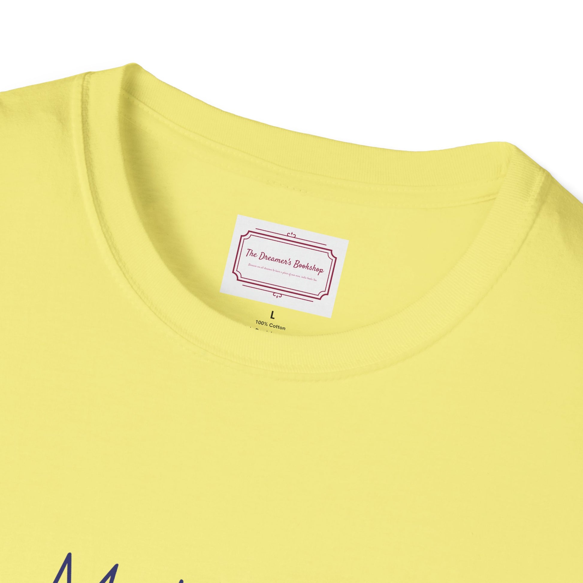 Motivational Unisex Softstyle T-Shirt - "Make Life More Positive" - The Dreamer's Bookshop.