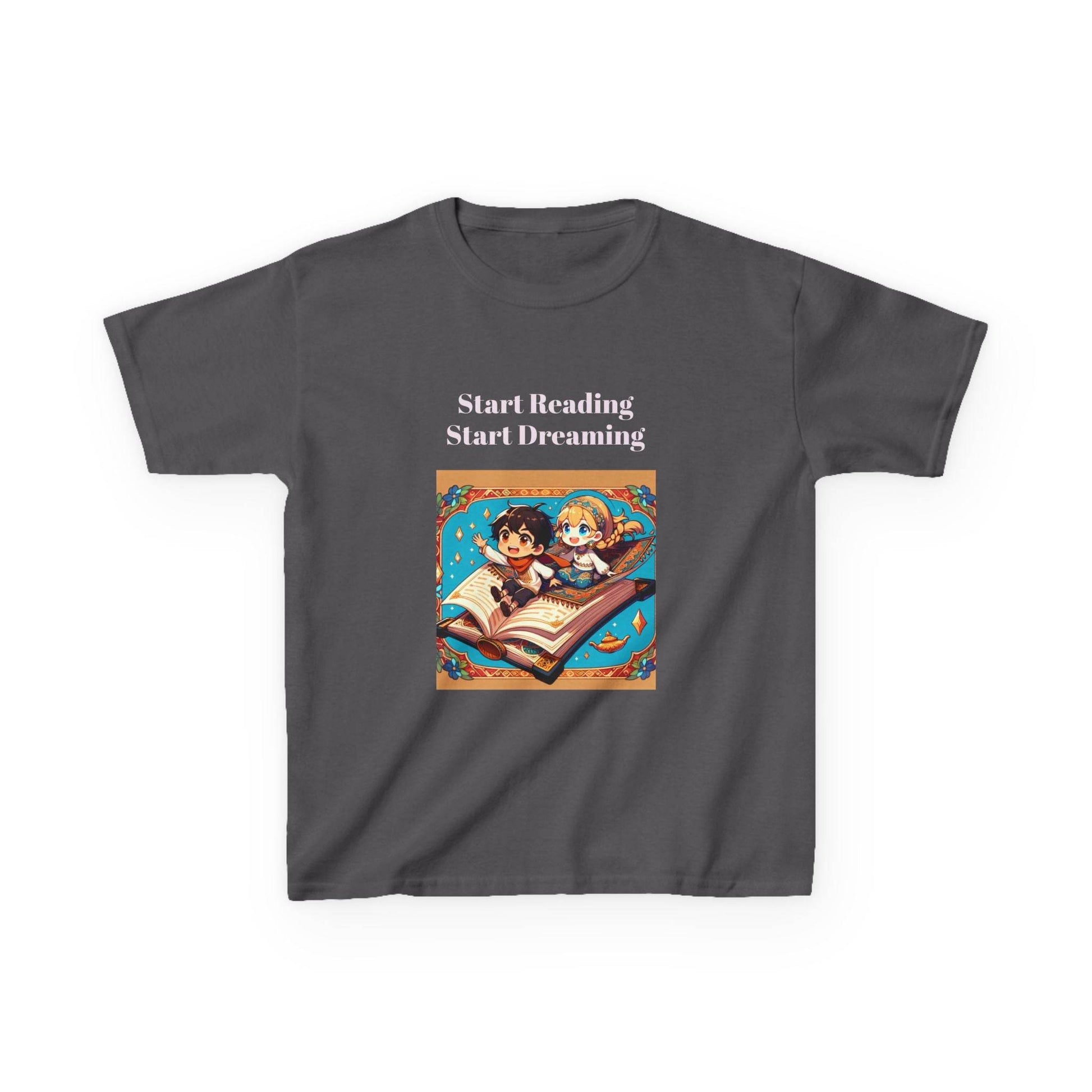 EU - Kids Start Reading Start Dreaming Tee - The Dreamer's Bookshop.