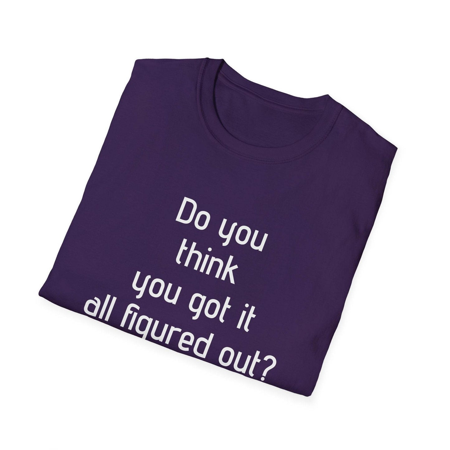 Inspirational Unisex Softstyle T-Shirt - 'Think Again' Motivational Design - The Dreamer's Bookshop.