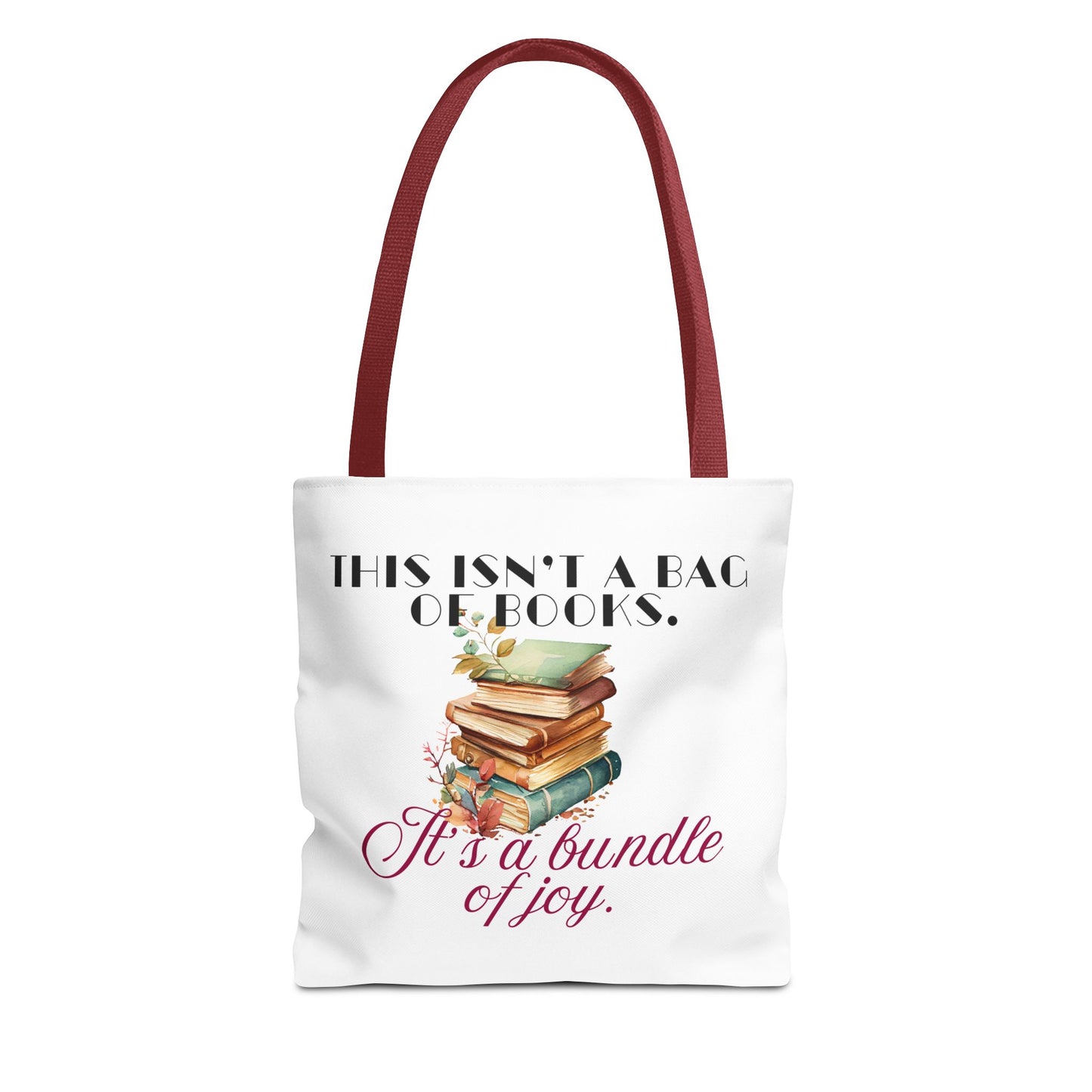 This isn't a Bag of Books - Tote Bag - Cozy Autumn Design