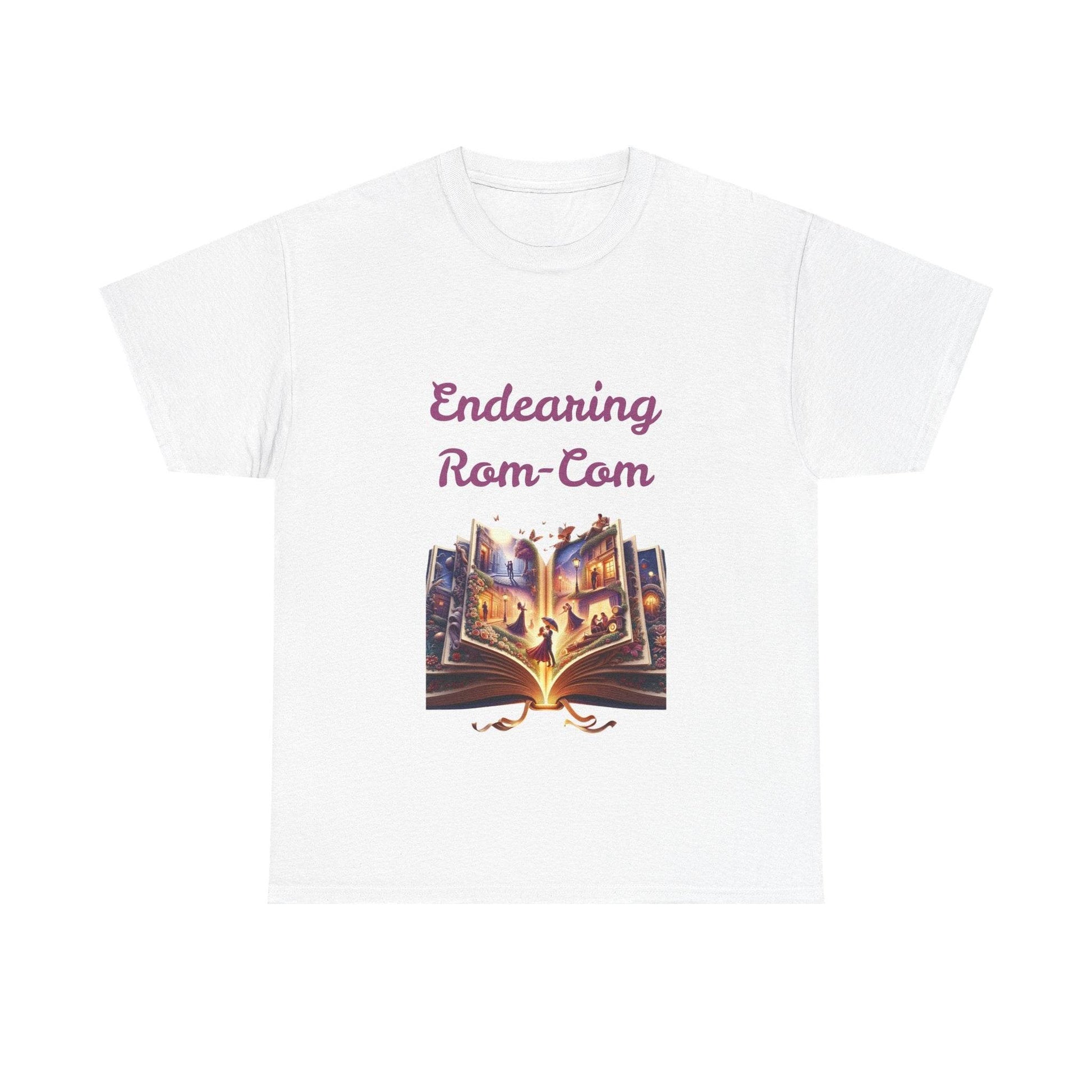 Endearing - Unisex Heavy Cotton Tee - Rom-Com Books - The Dreamer's Bookshop.