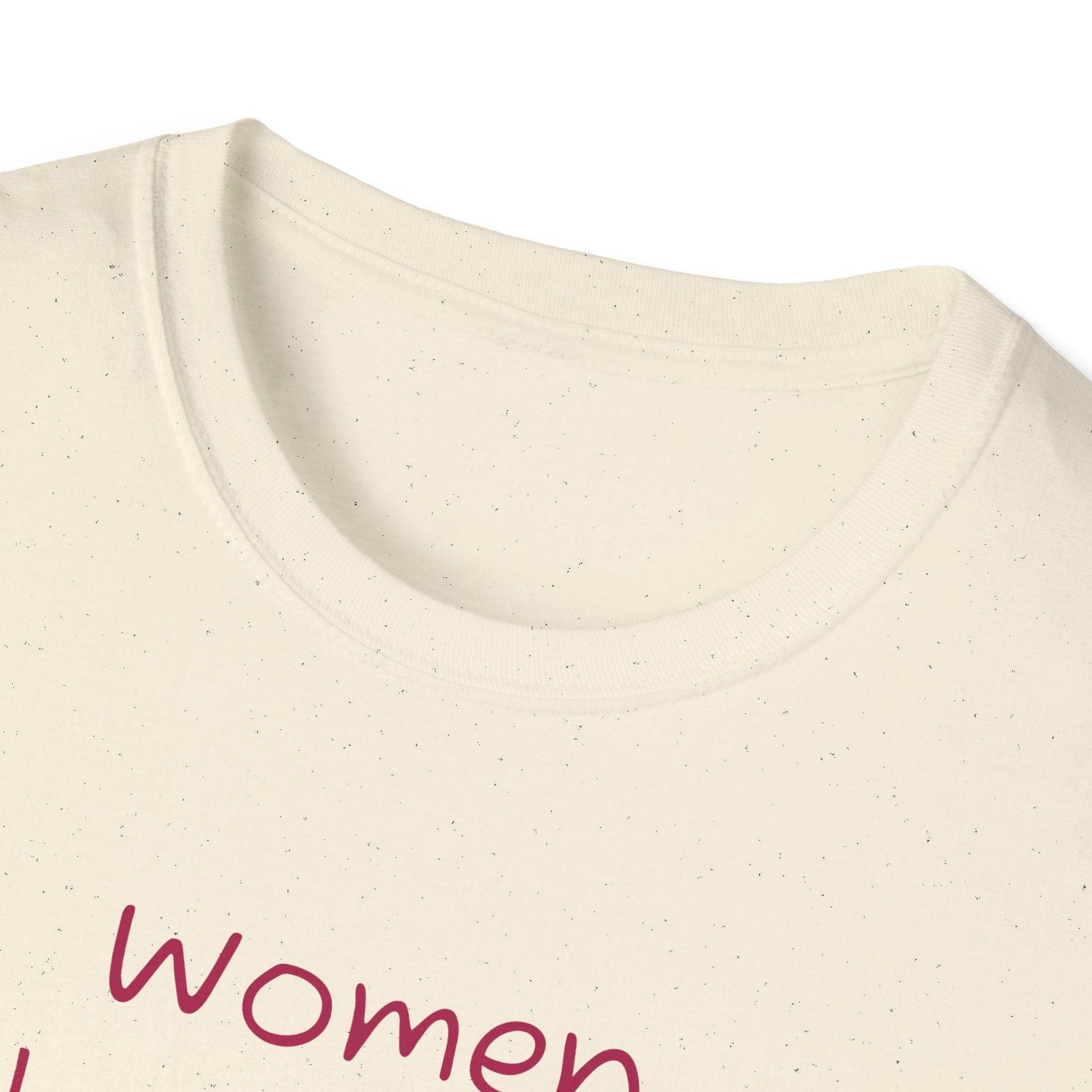 Inspirational Unisex Softstyle T-Shirt - 'Women' Motivational Design - The Dreamer's Bookshop.