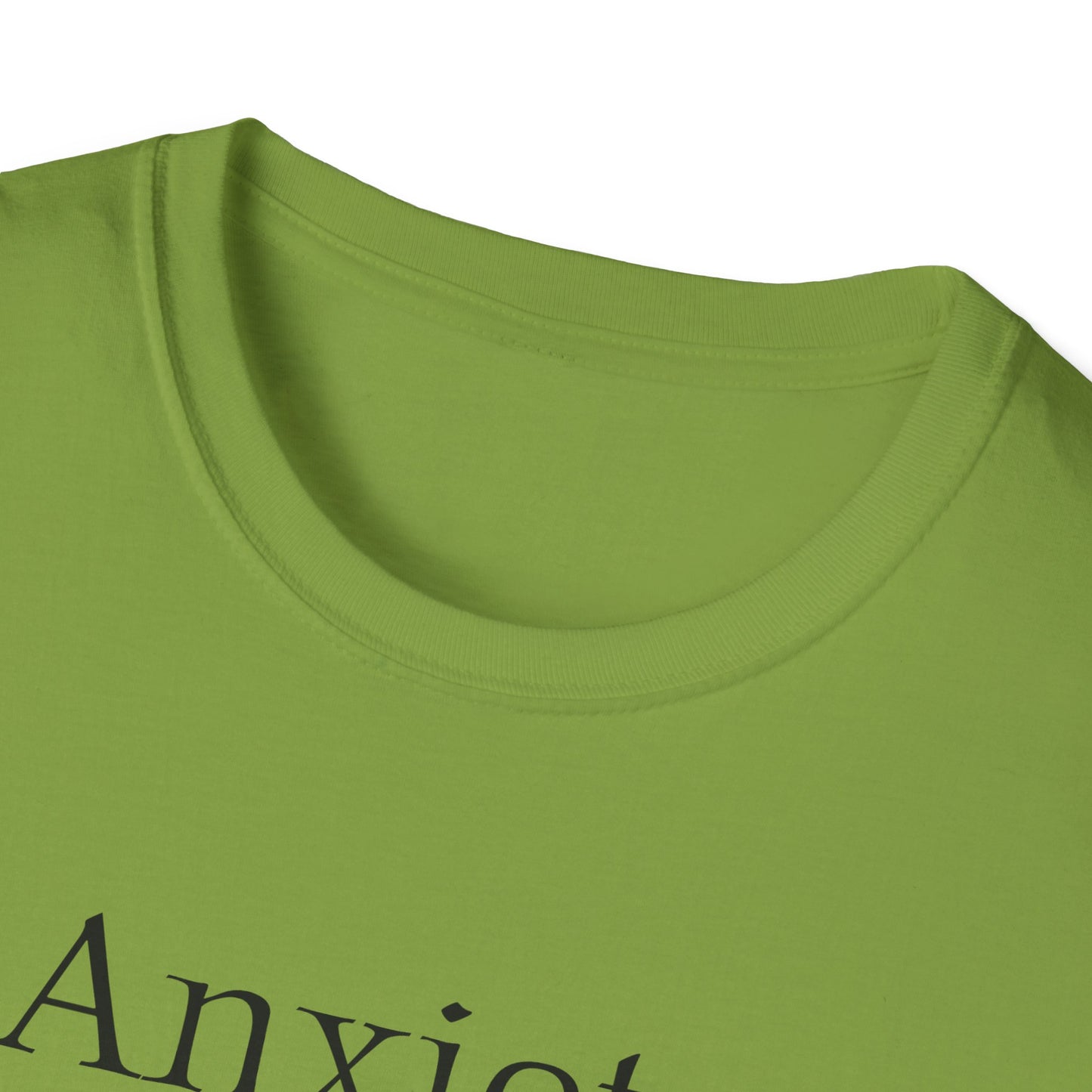 Anxiety Warrior Unisex Softstyle T-Shirt - Empowering Battle Against Mental Health