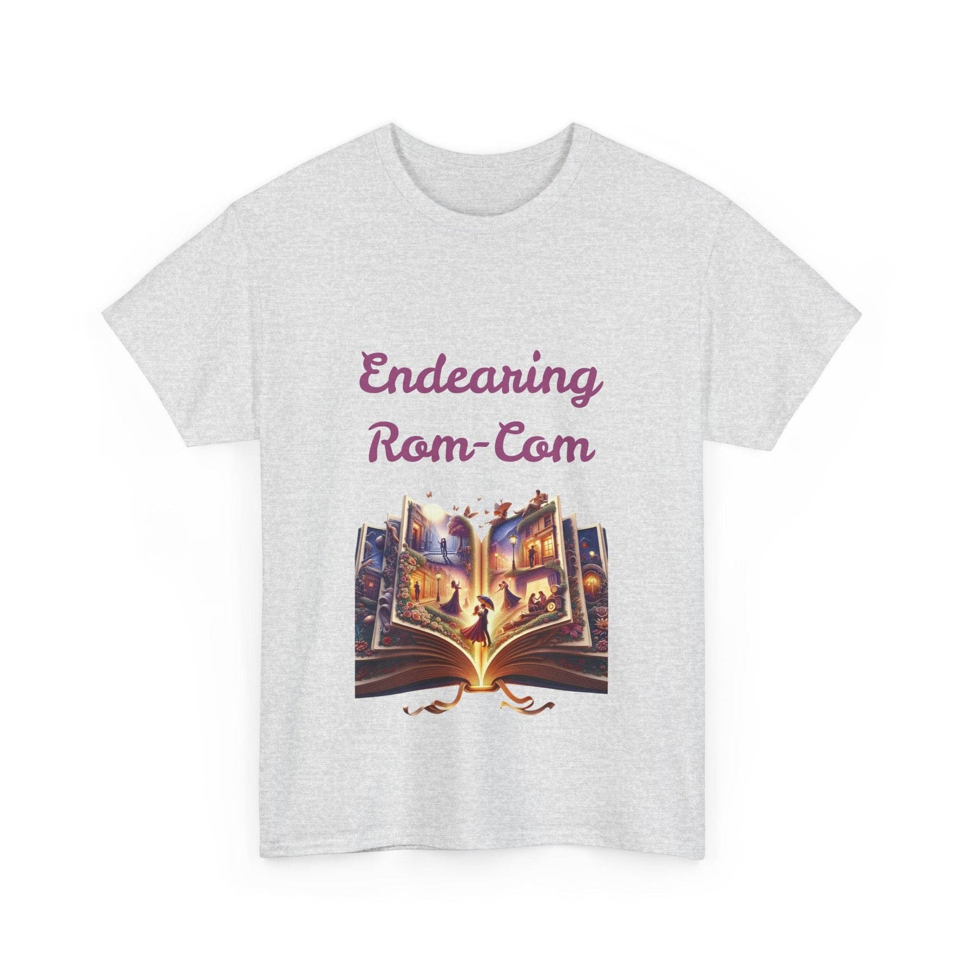 Endearing - Unisex Heavy Cotton Tee - Rom-Com Books - The Dreamer's Bookshop.