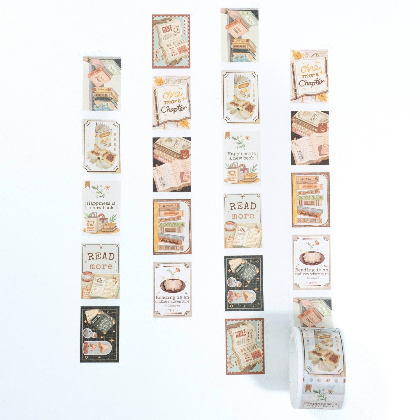 LETTOOn - Heerlijke leestijd - Washi Tape-set - The Dreamer's Bookshop.