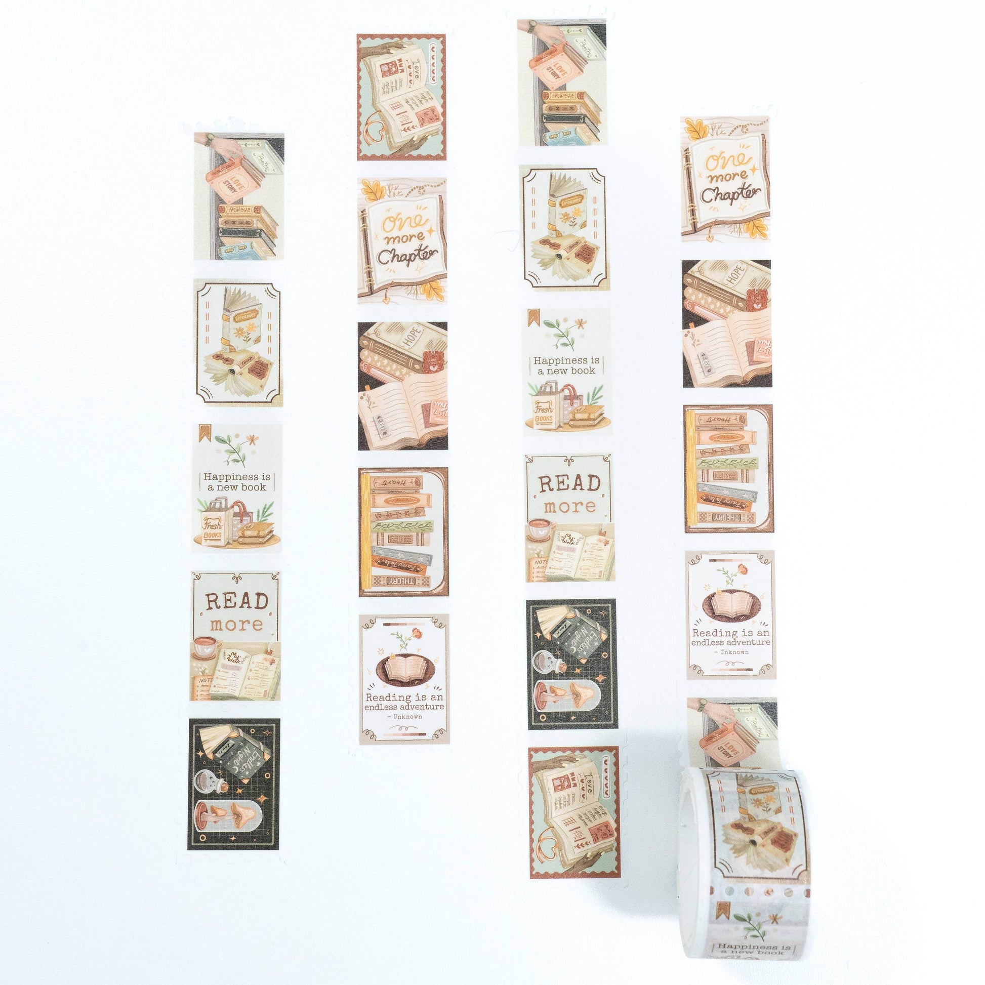 LETTOOn - Heerlijke leestijd - Washi Tape-set - The Dreamer's Bookshop.