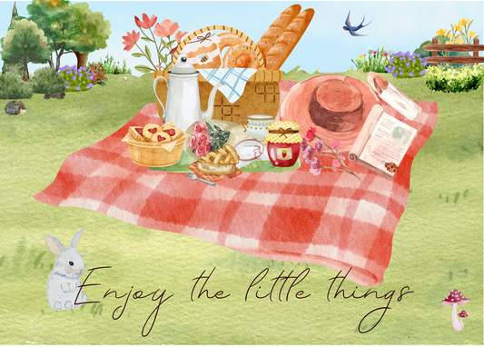 The Dreamer's Bookshop "Picknick" Enjoy Little Things Card - The Dreamer's Bookshop.