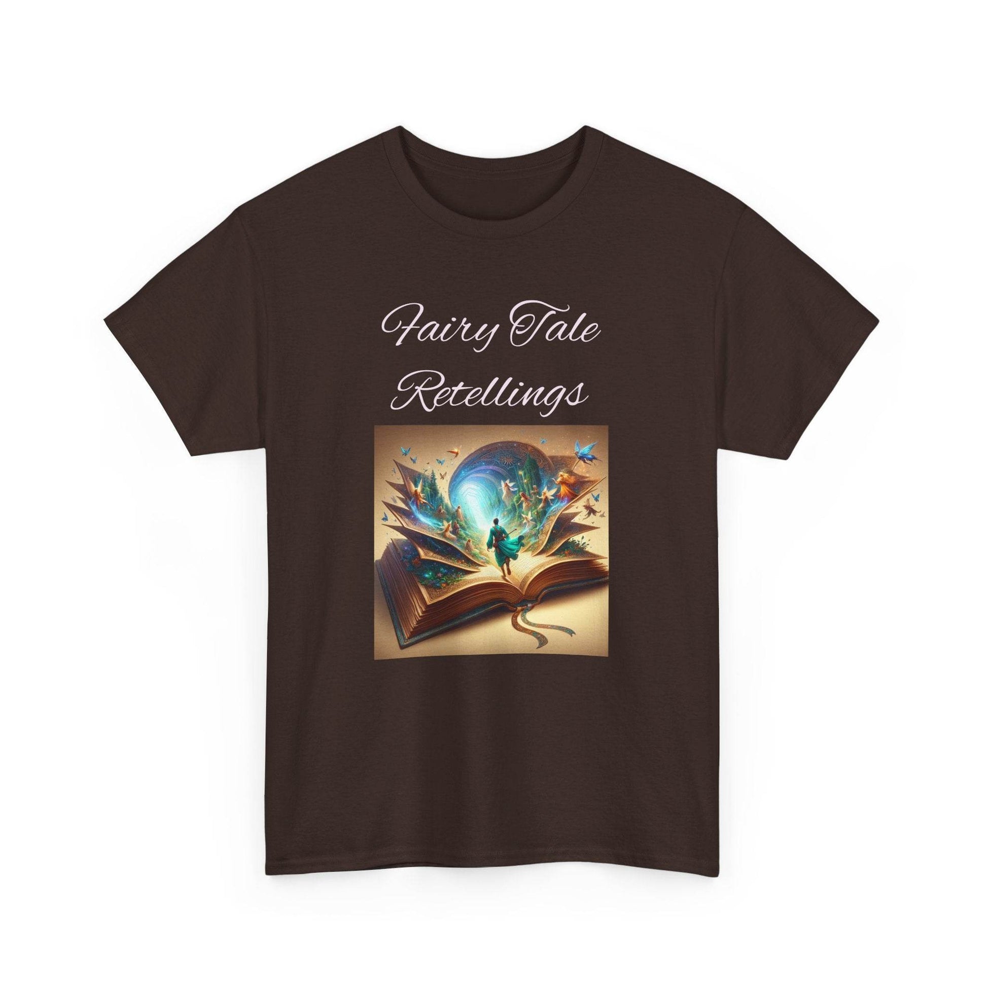 Fiction - Graphic Tee - Unisex Heavy Cotton T-Shirt - Fairy Tale Retellings - The Dreamer's Bookshop.