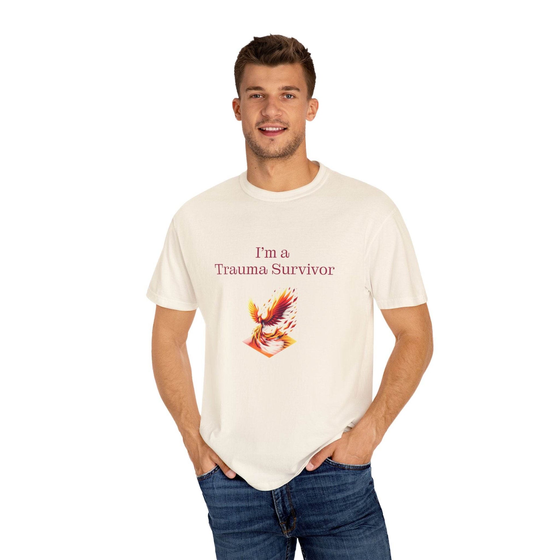Trauma Survivor Unisex T-Shirt - Empowering Tee for Healthcare Awareness - The Dreamer's Bookshop.