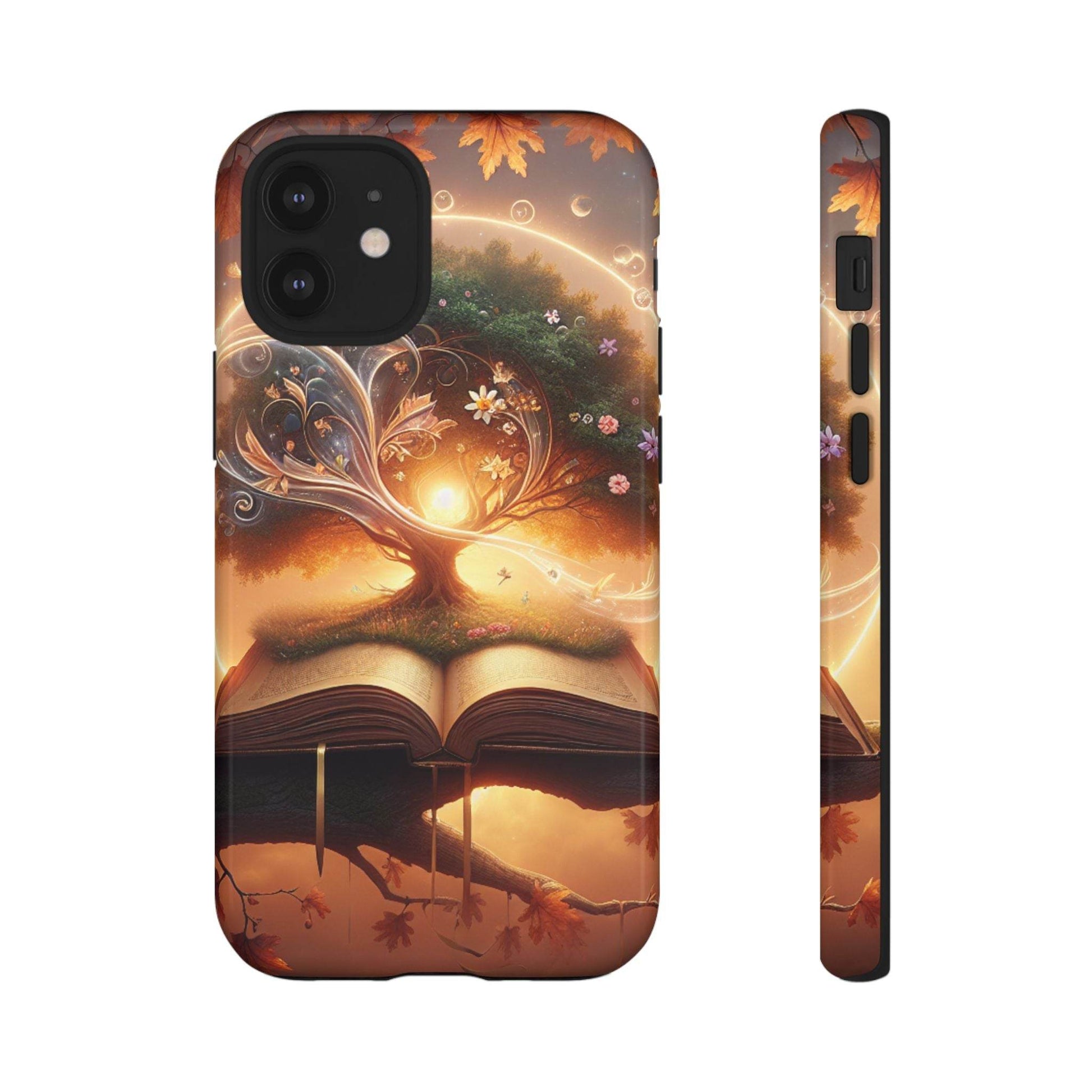 Nature-Inspired iPhone & Samsung Phone Case with Tree of Life Design - The Dreamer's Bookshop.