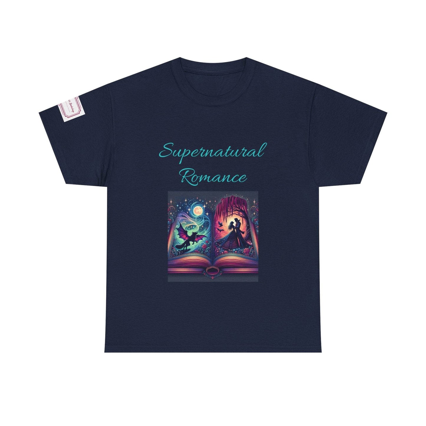 Fantasy - Graphic Unisex Heavy Cotton Tee - Supernatural Romance - The Dreamer's Bookshop.