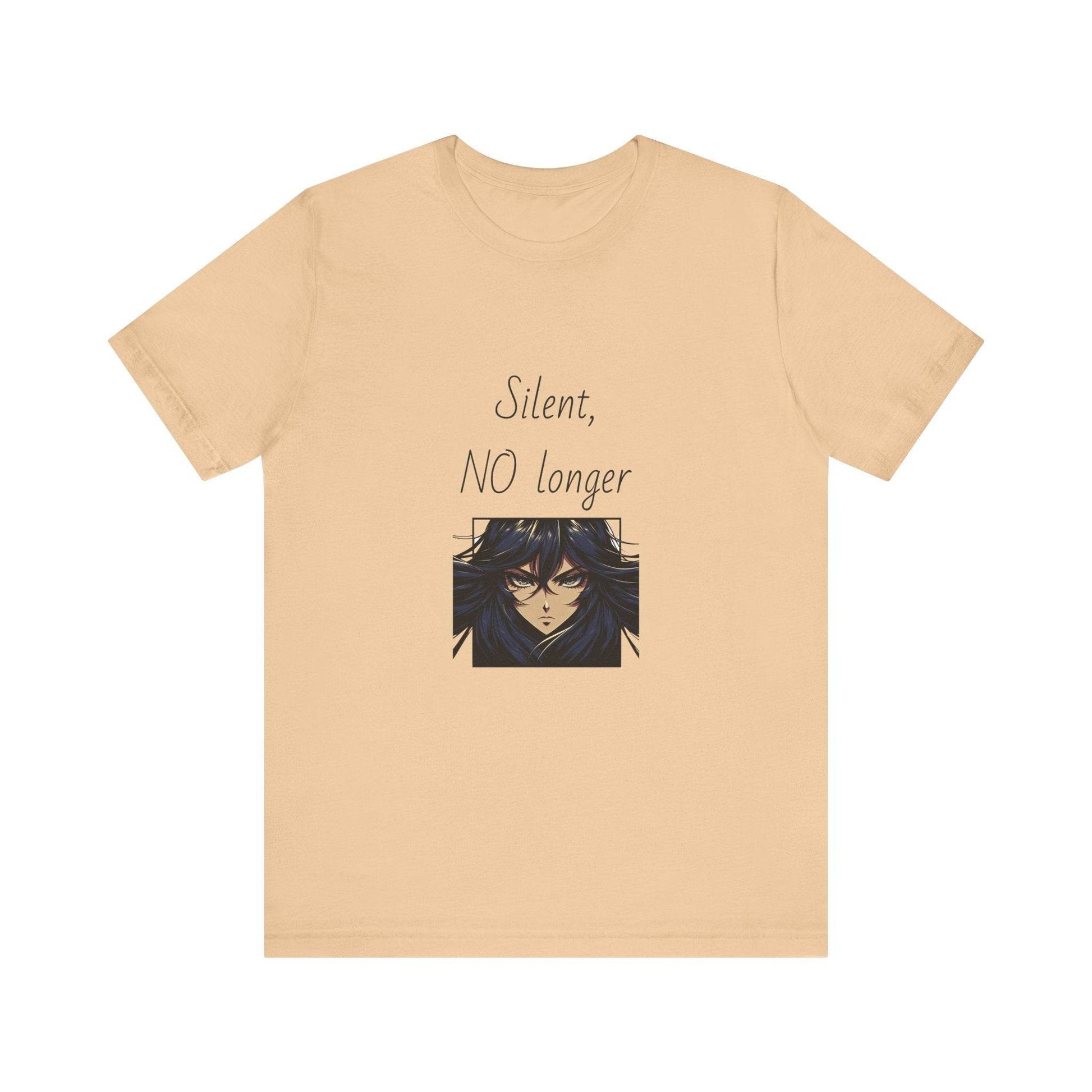 Fierce Survivor Unisex Short Sleeve Tee - Silent, NO longer - The Dreamer's Bookshop.