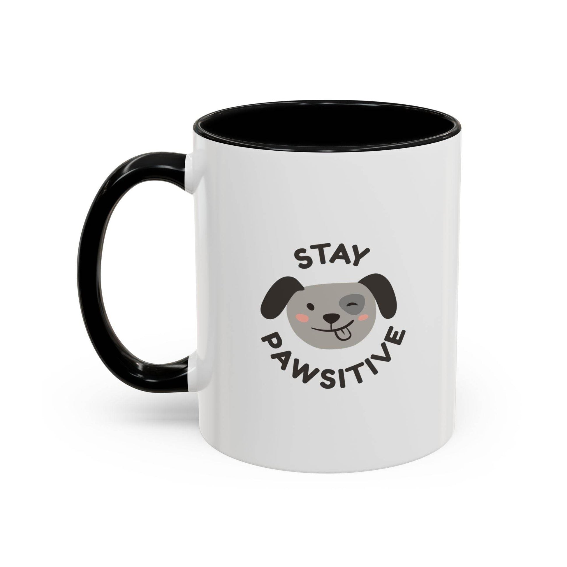 Playful Dog Pawsitive Mug - Cute Gift for Coffee Lovers - The Dreamer's Bookshop.