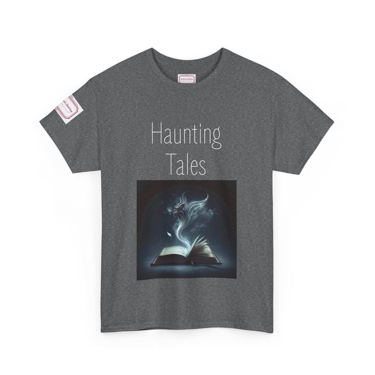 Haunting Tales - Unisex Heavy Cotton Tee - Perfect for Book Lovers - The Dreamer's Bookshop.