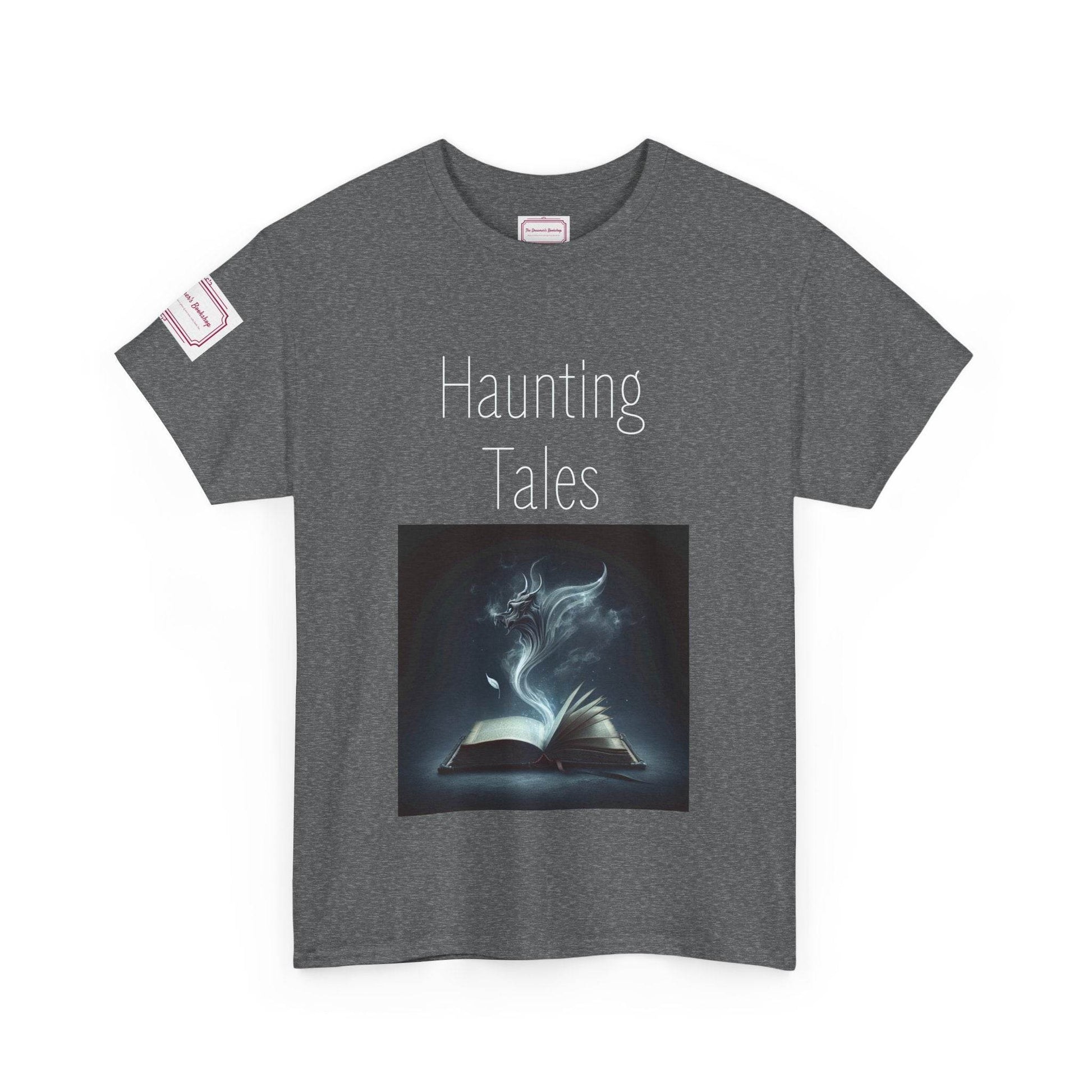 Haunting Tales - Unisex Heavy Cotton Tee - Perfect for Book Lovers - The Dreamer's Bookshop.