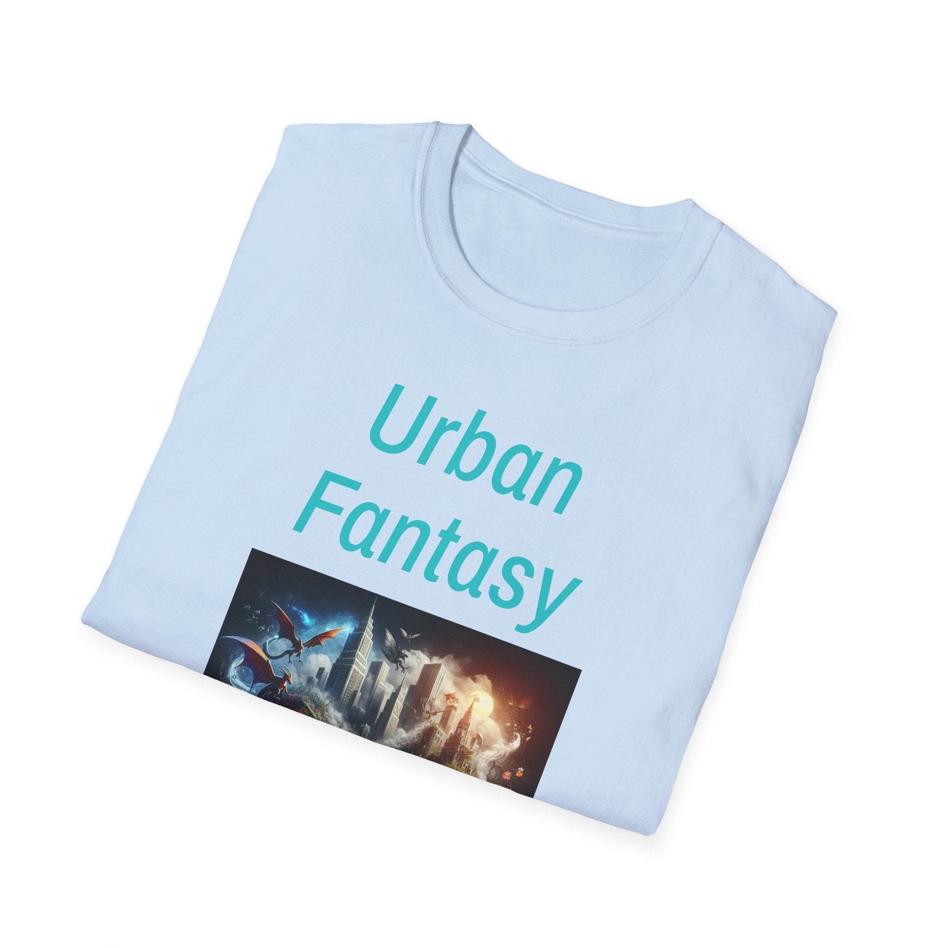 Urban Fantasy Unisex Softstyle T-Shirt - Dreamy Graphic Tee for Book Lovers - The Dreamer's Bookshop.