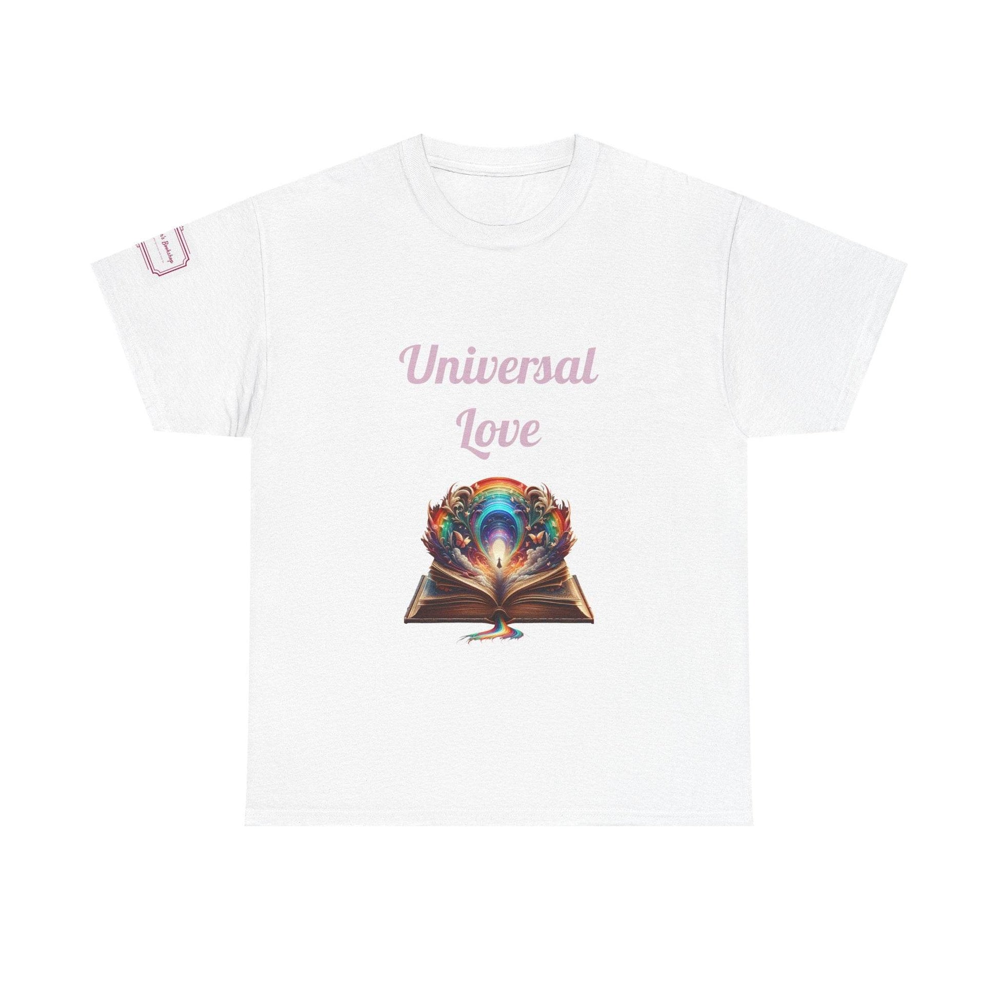 Universal Love - Unisex Heavy Cotton Tee - Queer Romance Books - The Dreamer's Bookshop.