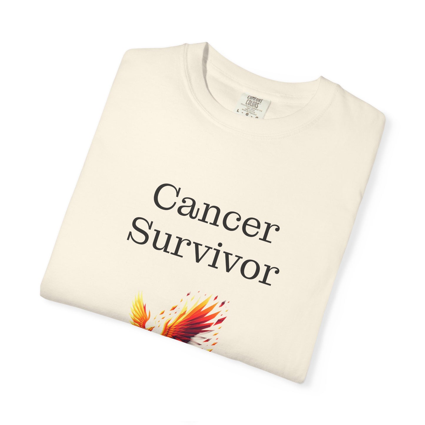 Cancer Survivor Unisex Garment-Dyed T-shirt - Inspirational Motivational Tee