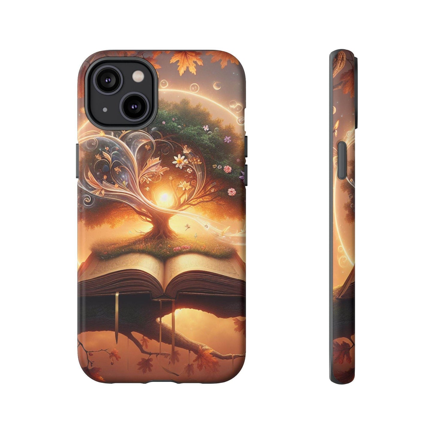 Nature-Inspired iPhone & Samsung Phone Case with Tree of Life Design - The Dreamer's Bookshop.
