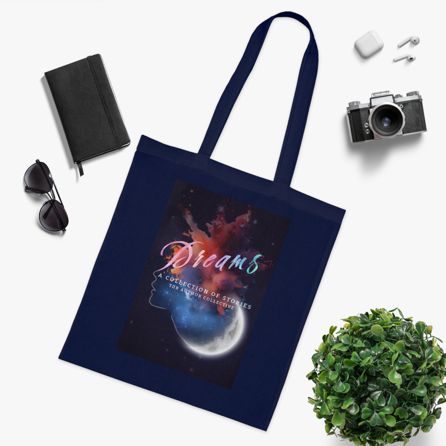 Inspirational Cotton Tote Bag - "Dreams" by The Dreamer's Bookshop