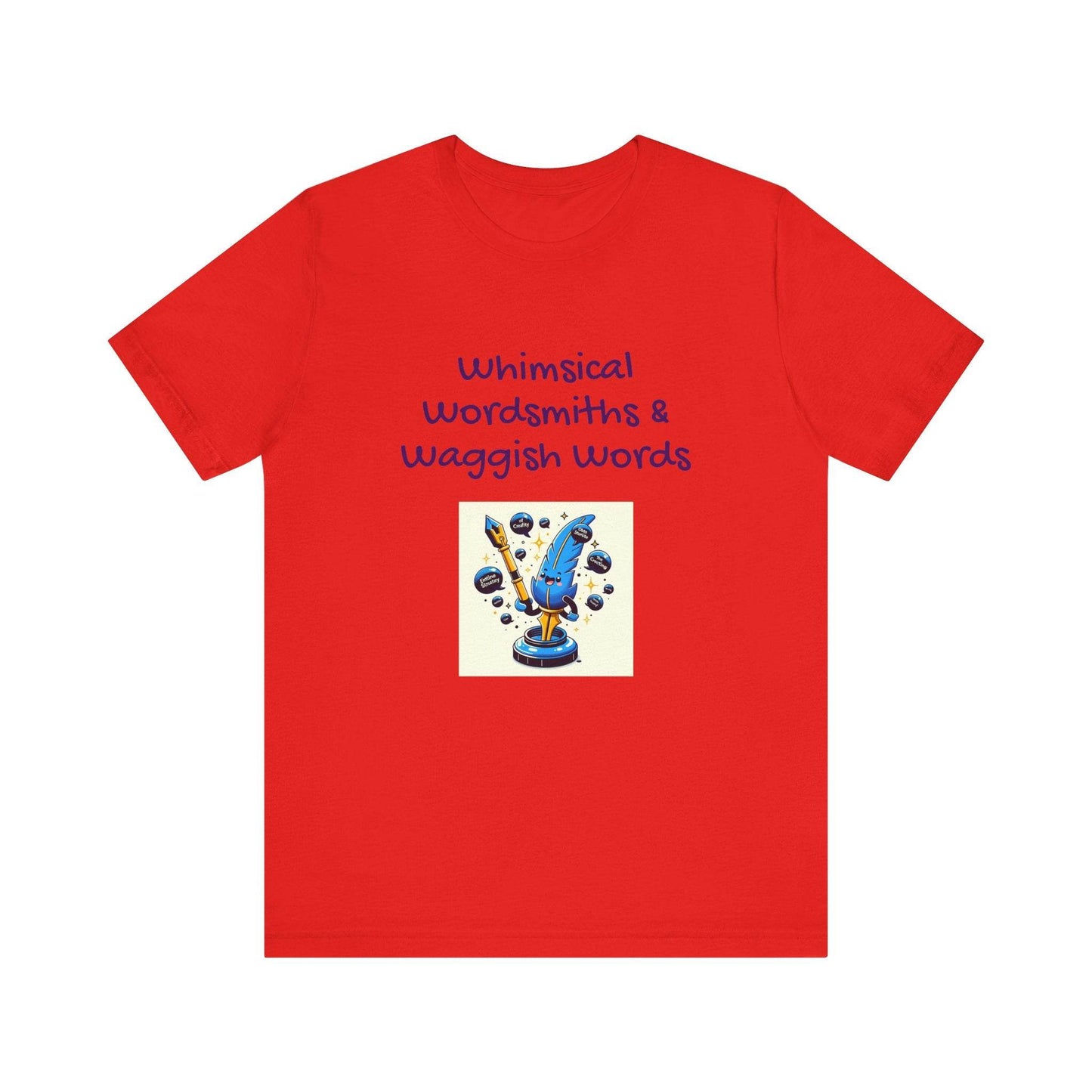 Whimsical Wordsmith Unisex Jersey Tee - Fun Graphic for Writers & Word Lovers - The Dreamer's Bookshop.