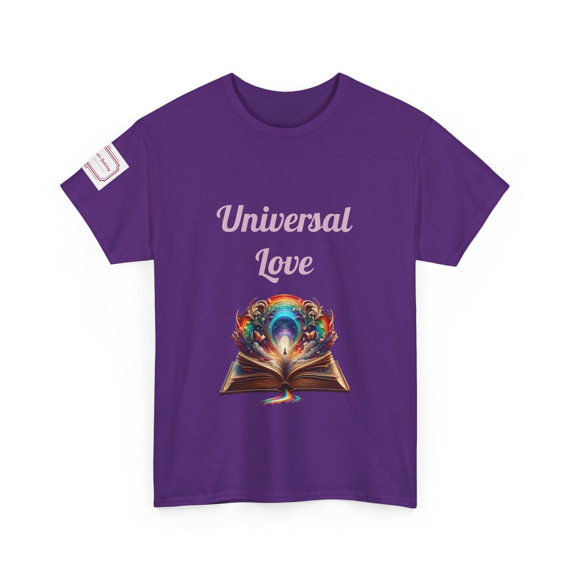 Universal Love - Unisex Heavy Cotton Tee - Queer Romance Books - The Dreamer's Bookshop.