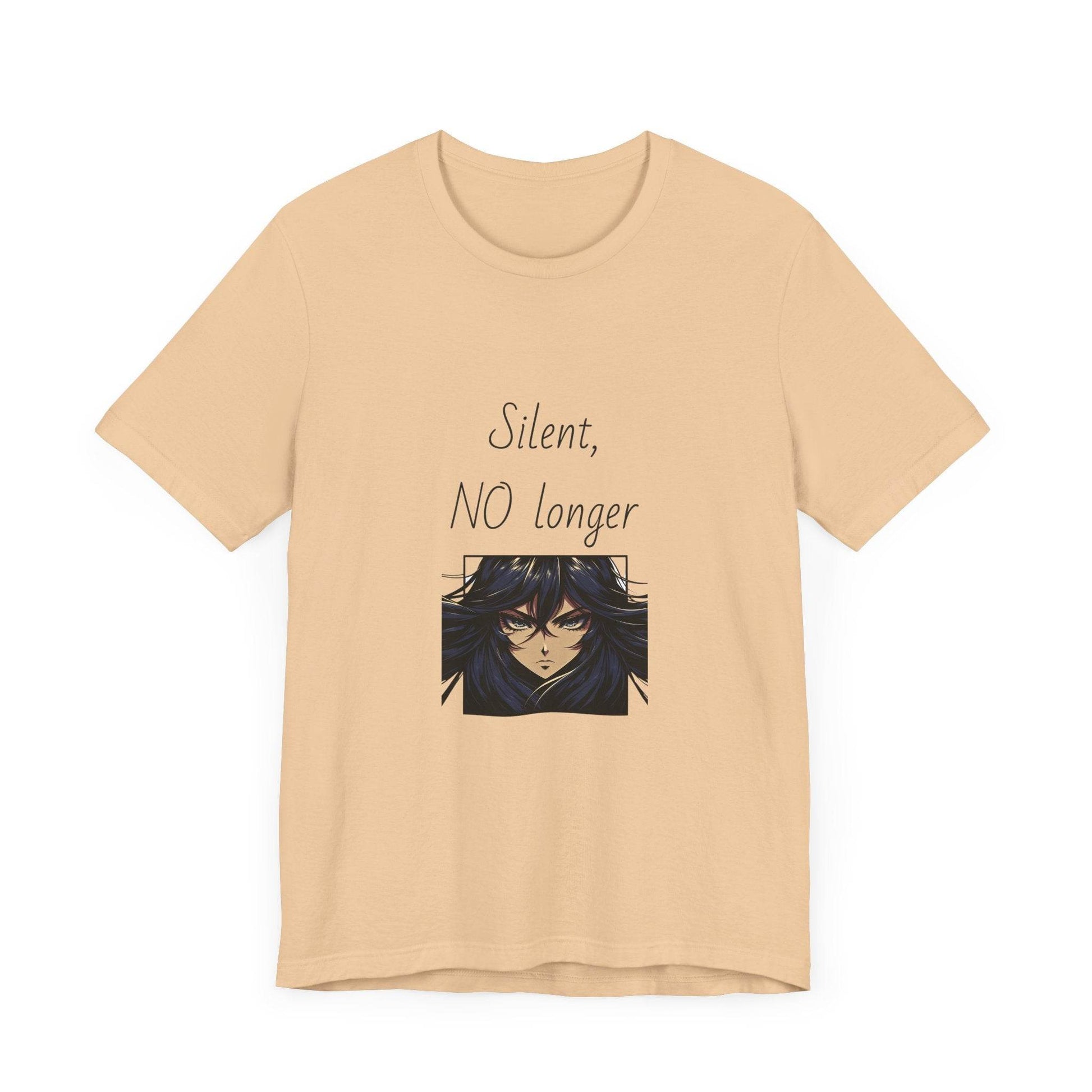 Fierce Survivor Unisex Short Sleeve Tee - Silent, NO longer - The Dreamer's Bookshop.