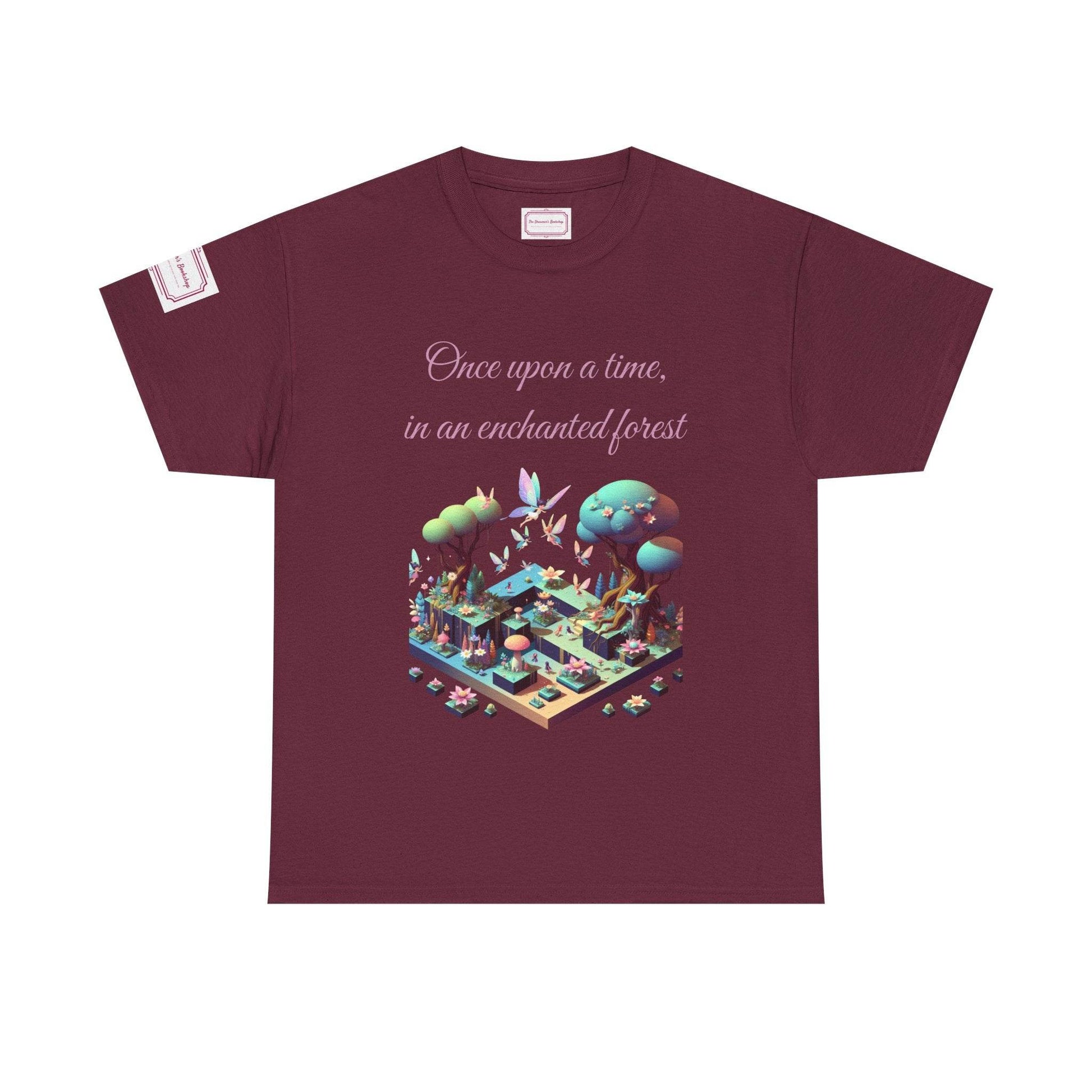 Enchanted Forest - Unisex Heavy Cotton Tee - Perfect for Book Lovers - The Dreamer's Bookshop.