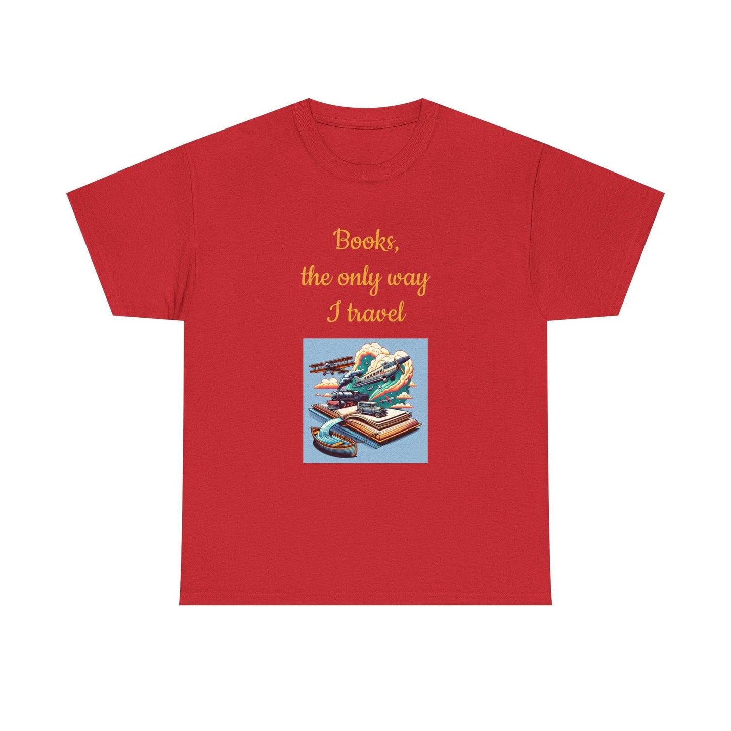 Travel -A Unisex Heavy Cotton Tee - Perfect for Book Lovers - The Dreamer's Bookshop.