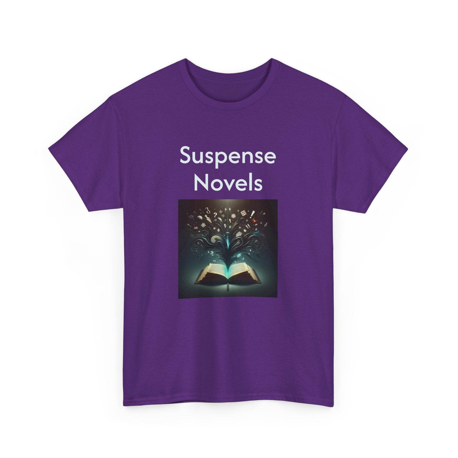 Fiction - Graphic Tee - Unisex Heavy Cotton T-Shirt Suspense Novels - The Dreamer's Bookshop.