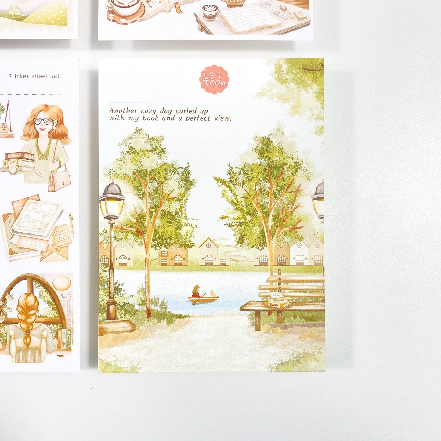 LETTOOn - Heerlijke leestijd - Stickerset - The Dreamer's Bookshop.