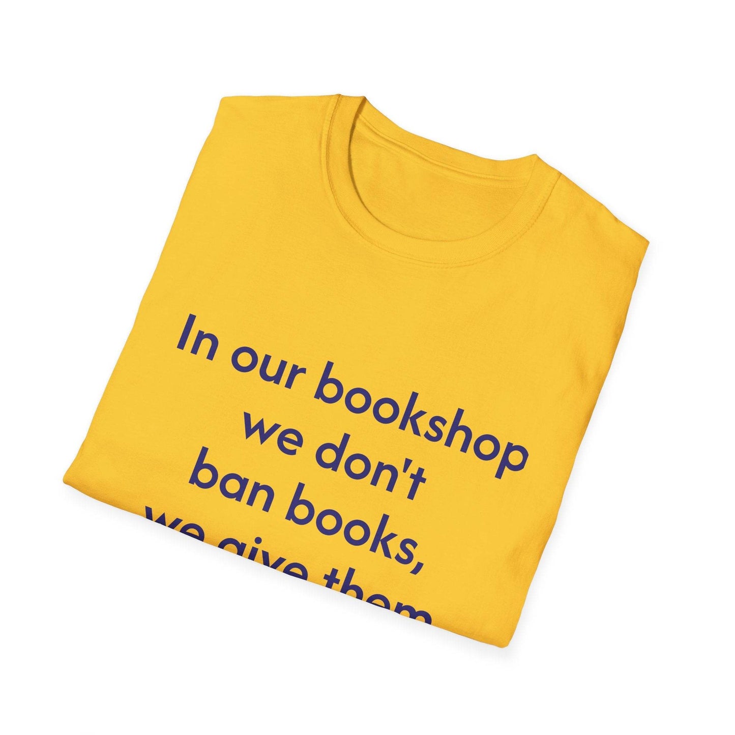 Unisex Softstyle T-Shirt - 'In our bookshop' - The Dreamer's Bookshop.