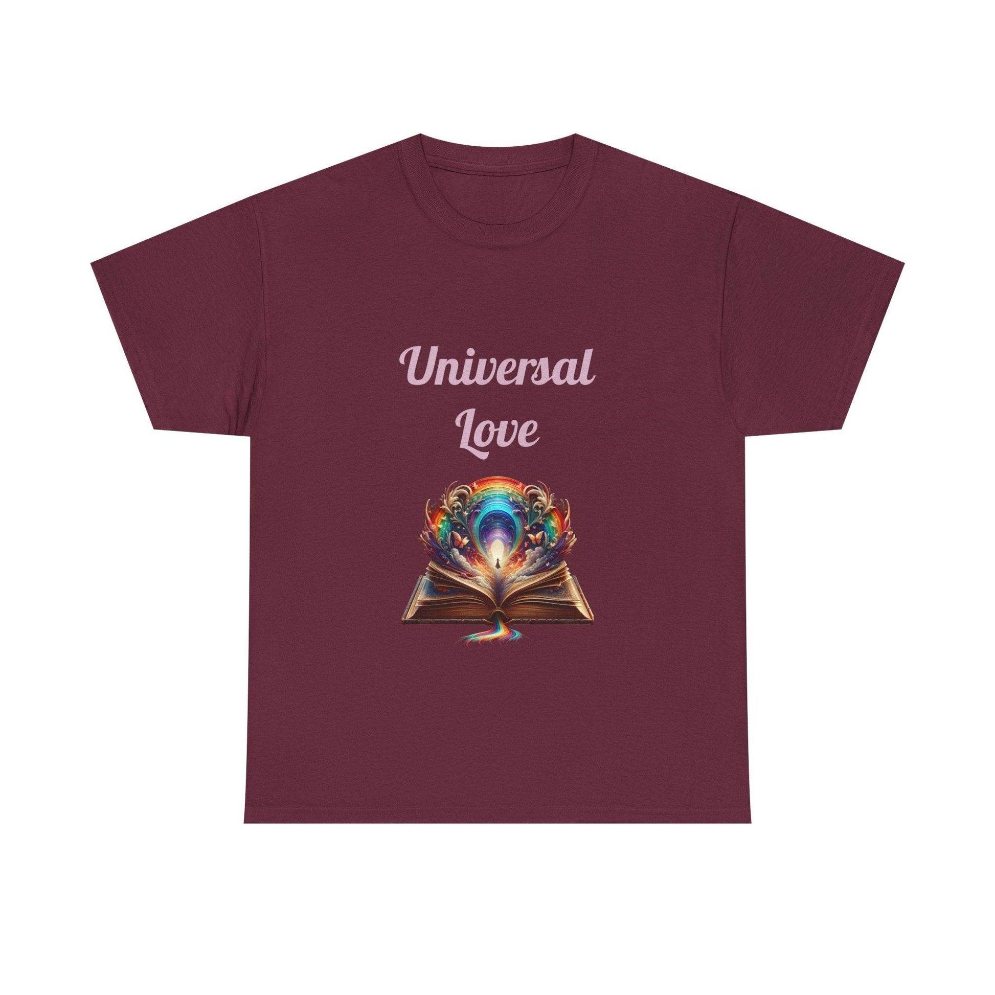 Universal Love - Unisex Heavy Cotton Tee - Queer Romance Books - The Dreamer's Bookshop.
