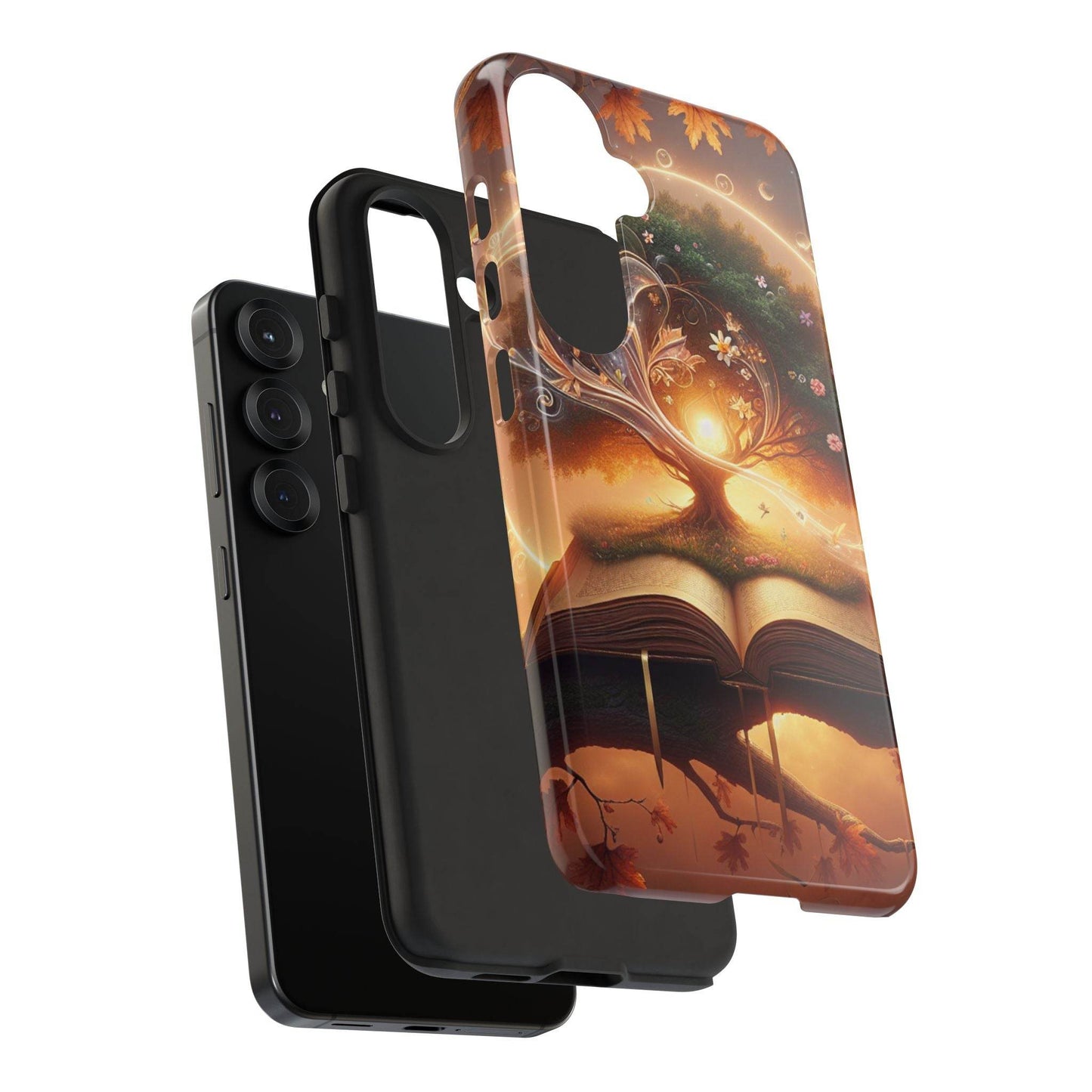 Nature-Inspired iPhone & Samsung Phone Case with Tree of Life Design - The Dreamer's Bookshop.
