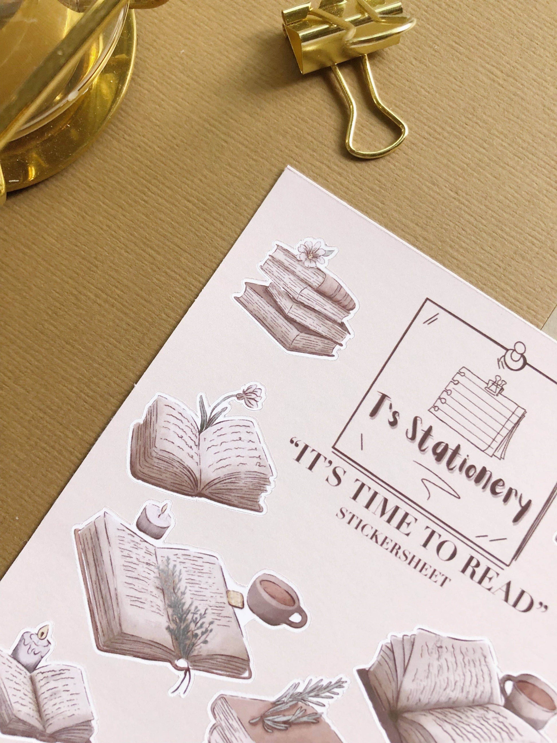 T's Stationery - „Het is tijd om te lezen” - The Dreamer's Bookshop.