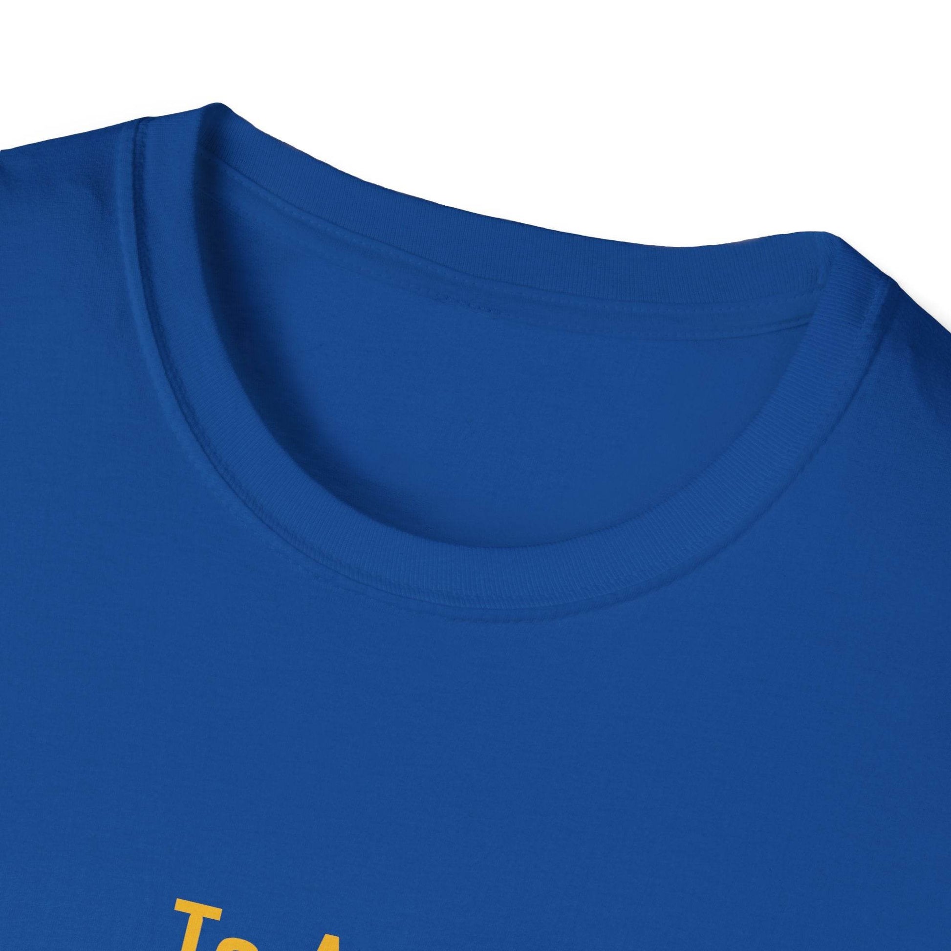 Inspirational Unisex Softstyle T-Shirt - 'To Ask' Philosophical Design - The Dreamer's Bookshop.